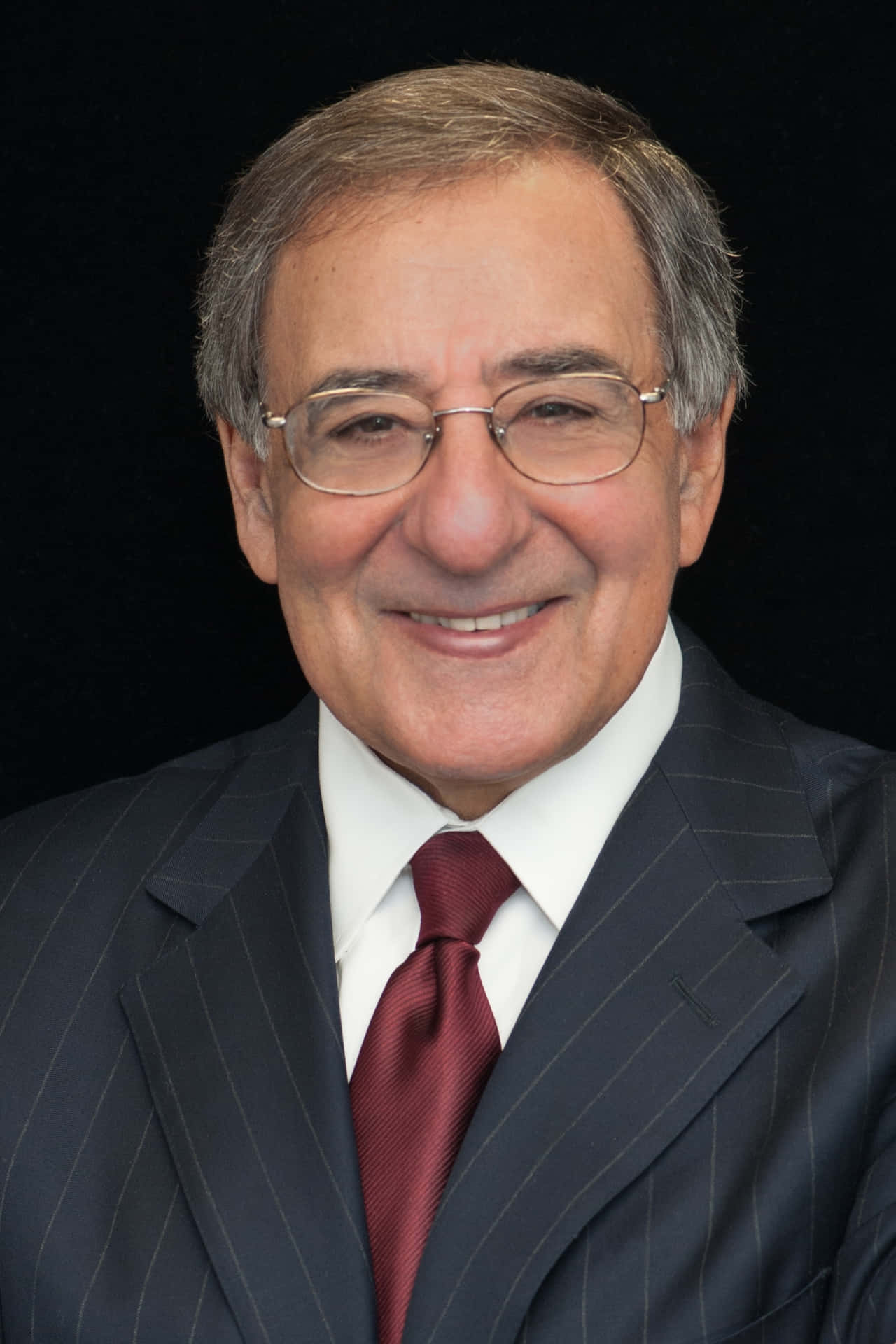 Leon Panetta Smiling Portrait Background