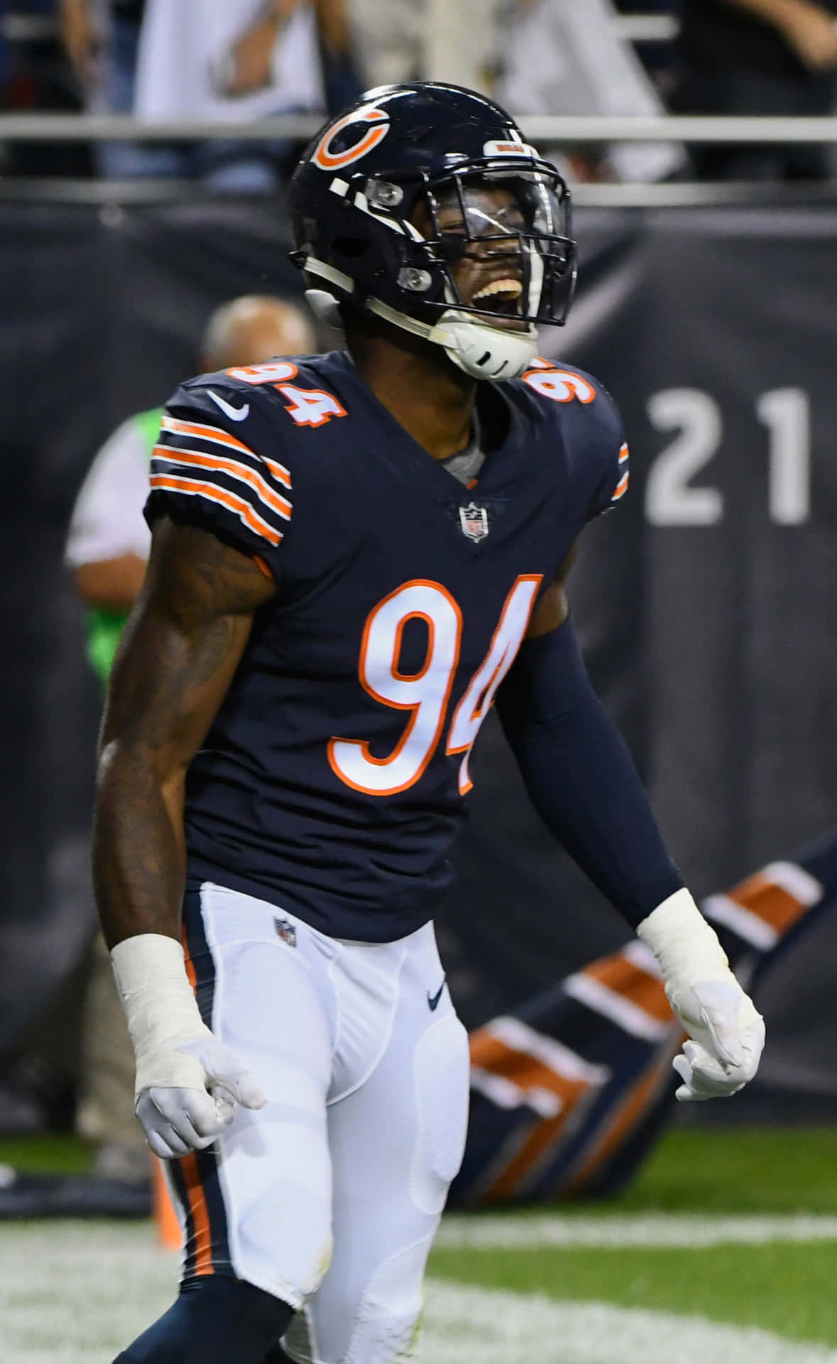 Leonard Floyd American Football Outside Linebacker Background