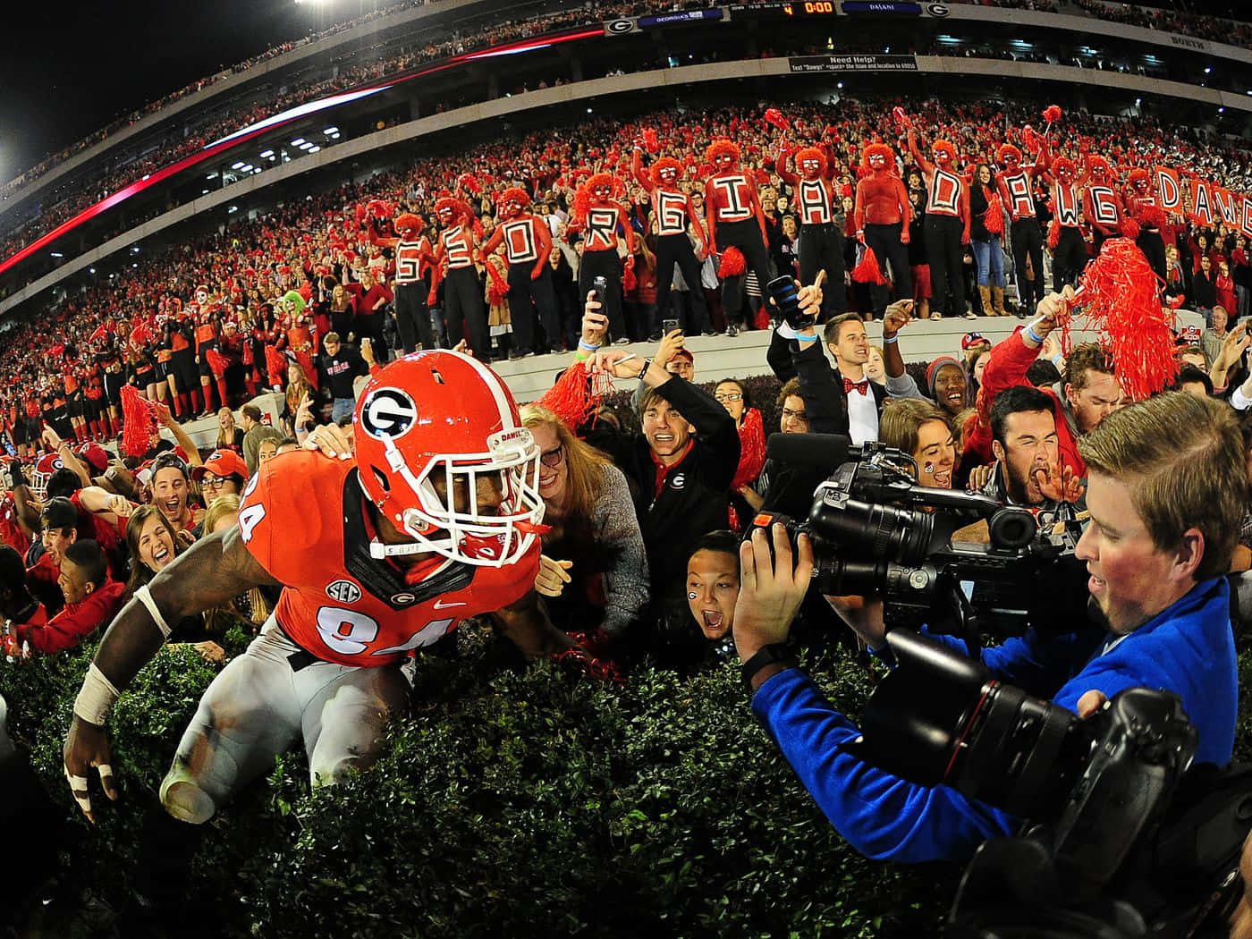 Leonard Floyd Georgia Bulldogs Football Team Background
