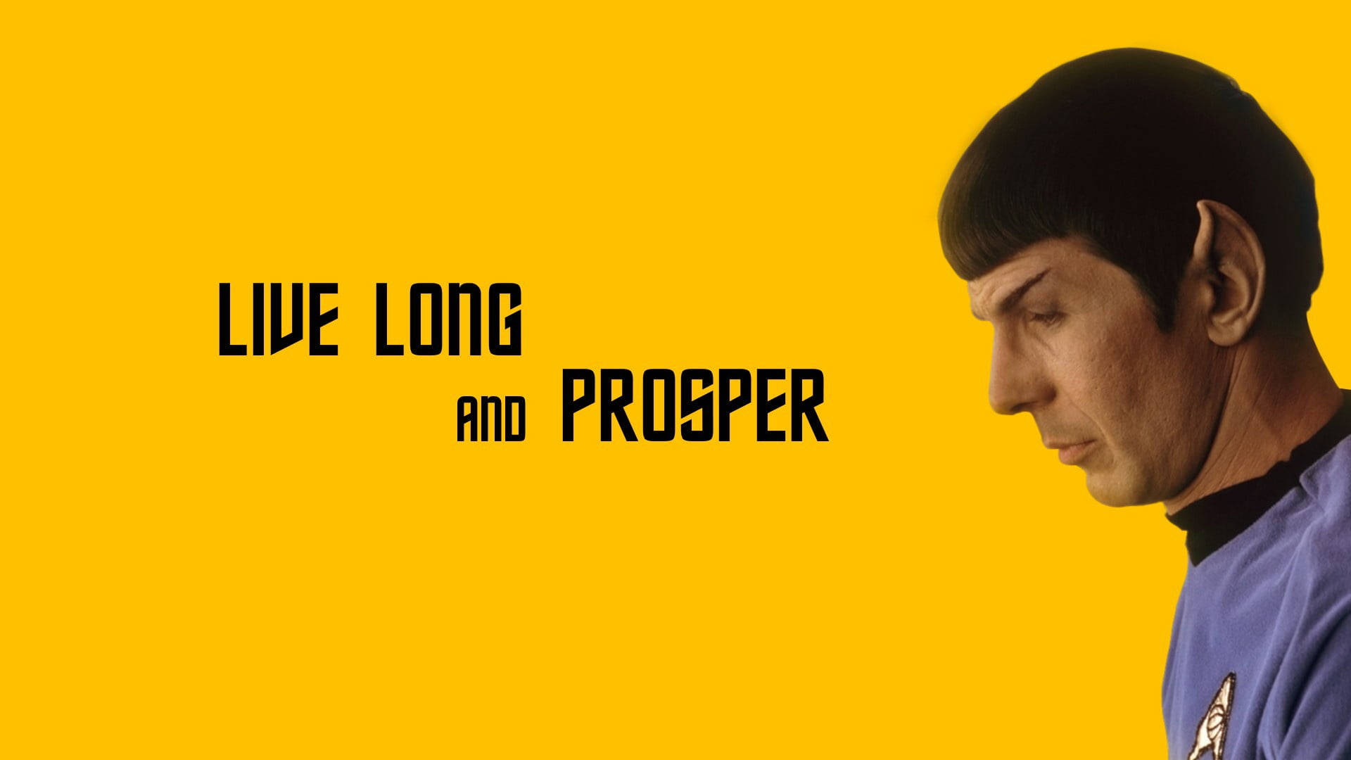 Leonard Nimoy Live Long And Prosper Poster