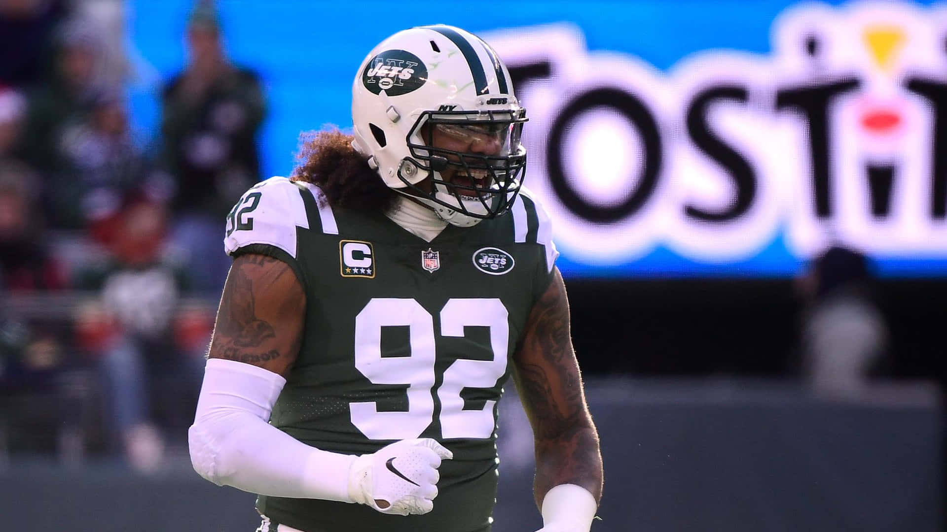 Leonard Williams Football Jersey 92 Background