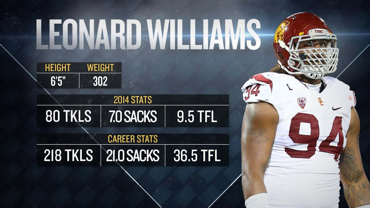 Leonard Williams Stats American Football Background