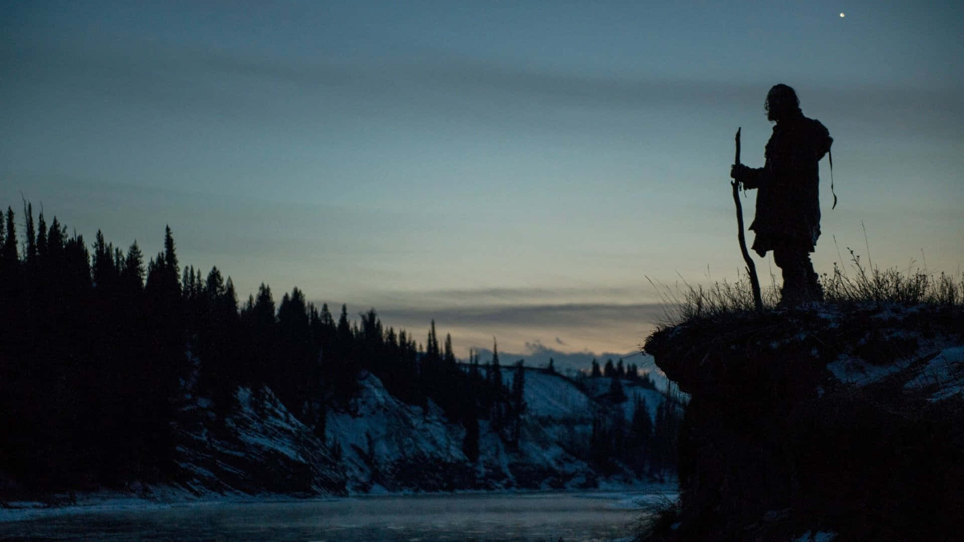 Leonardo Dicaprio In The Revenant, Surviving Against The Odds Background