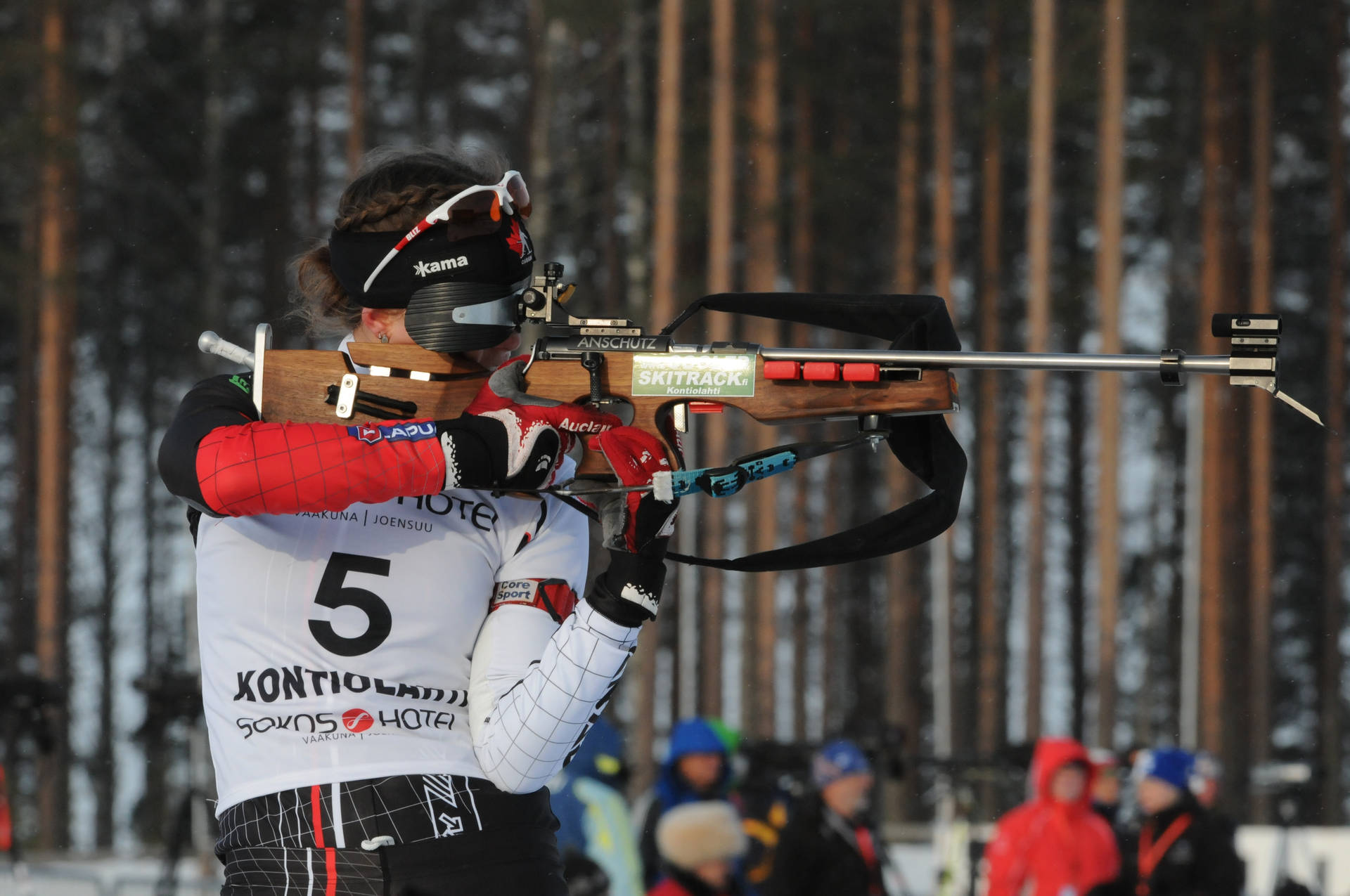 Leonie Litzenbauer Biathlon Shooting Prone Background