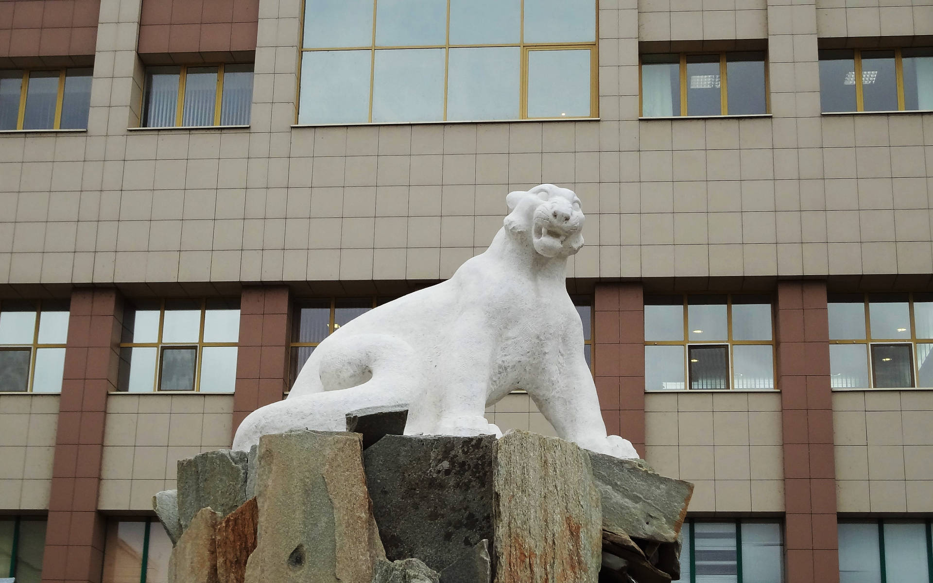 Leopard Monument In Kazan