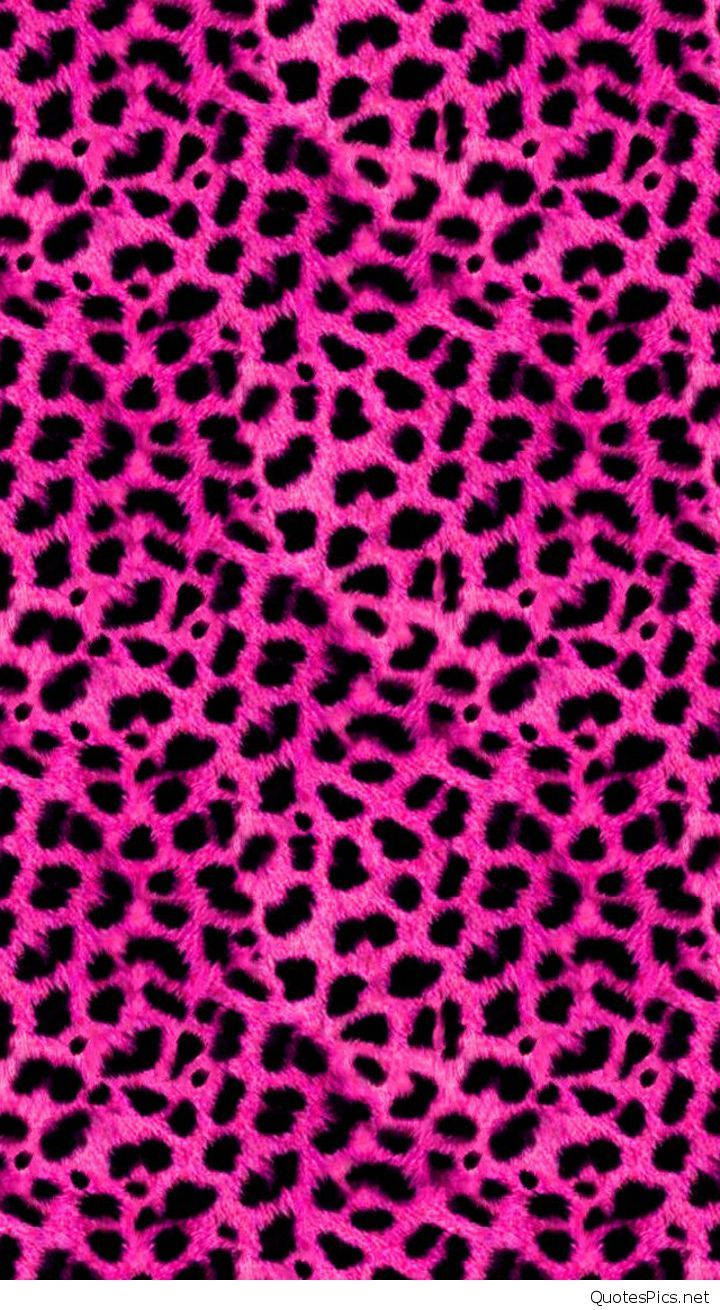 Leopard Print For Girl Phone Display Background