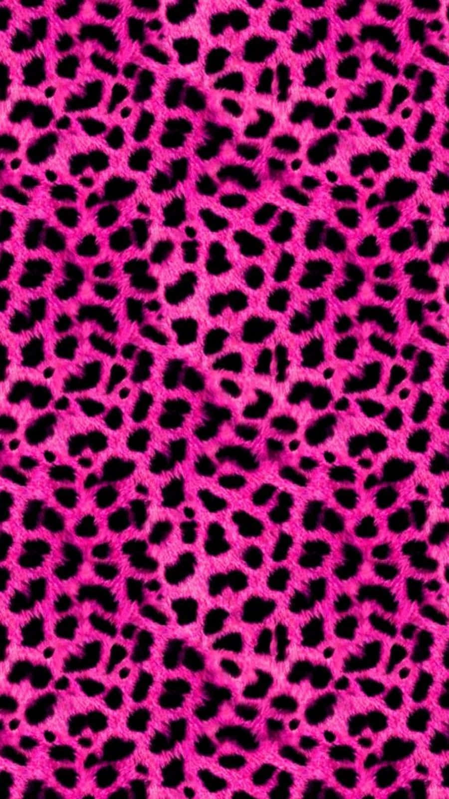 Leopard Spots In Pink Girly Tumblr Background