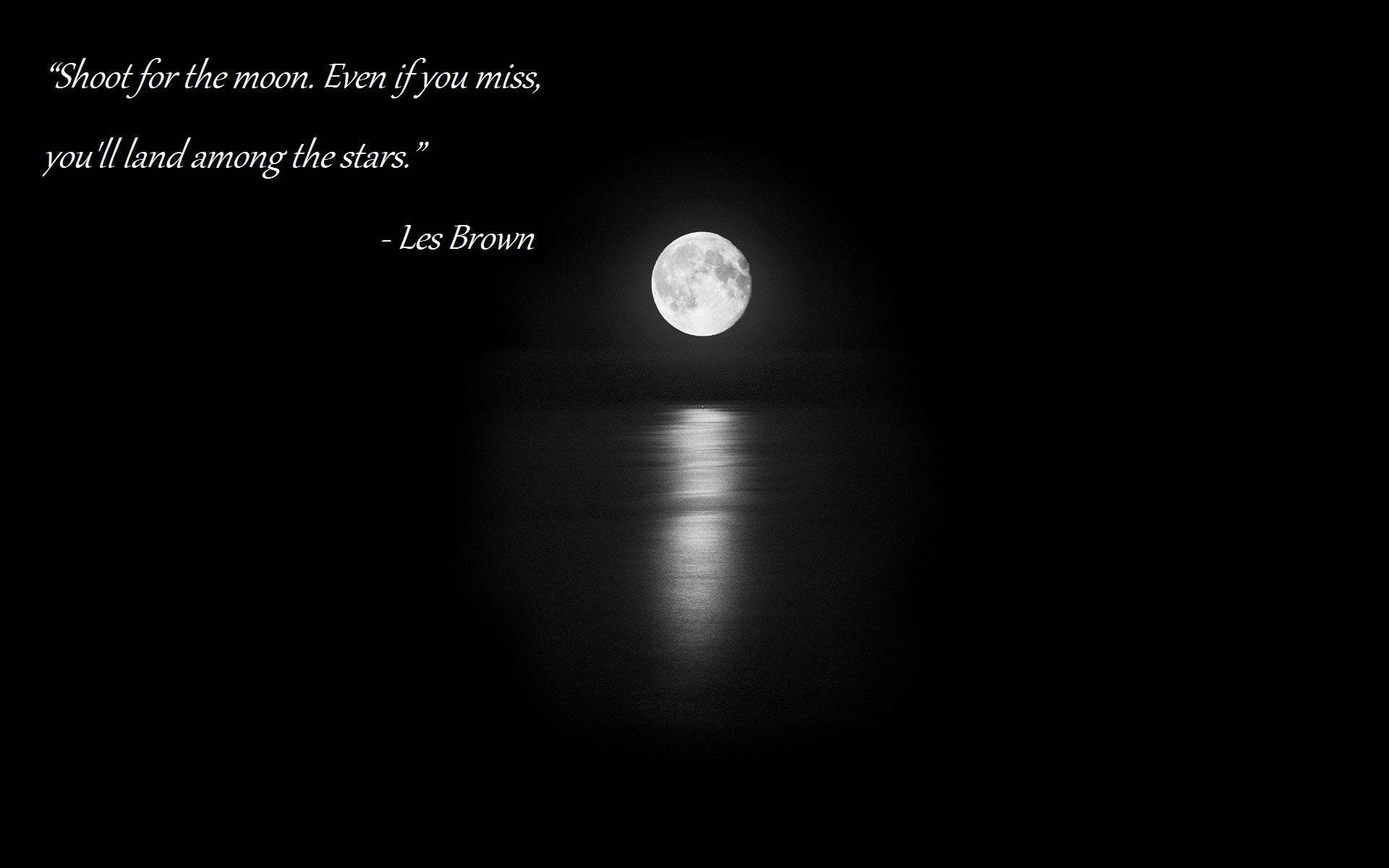 Les Brown's Moon Inspiration