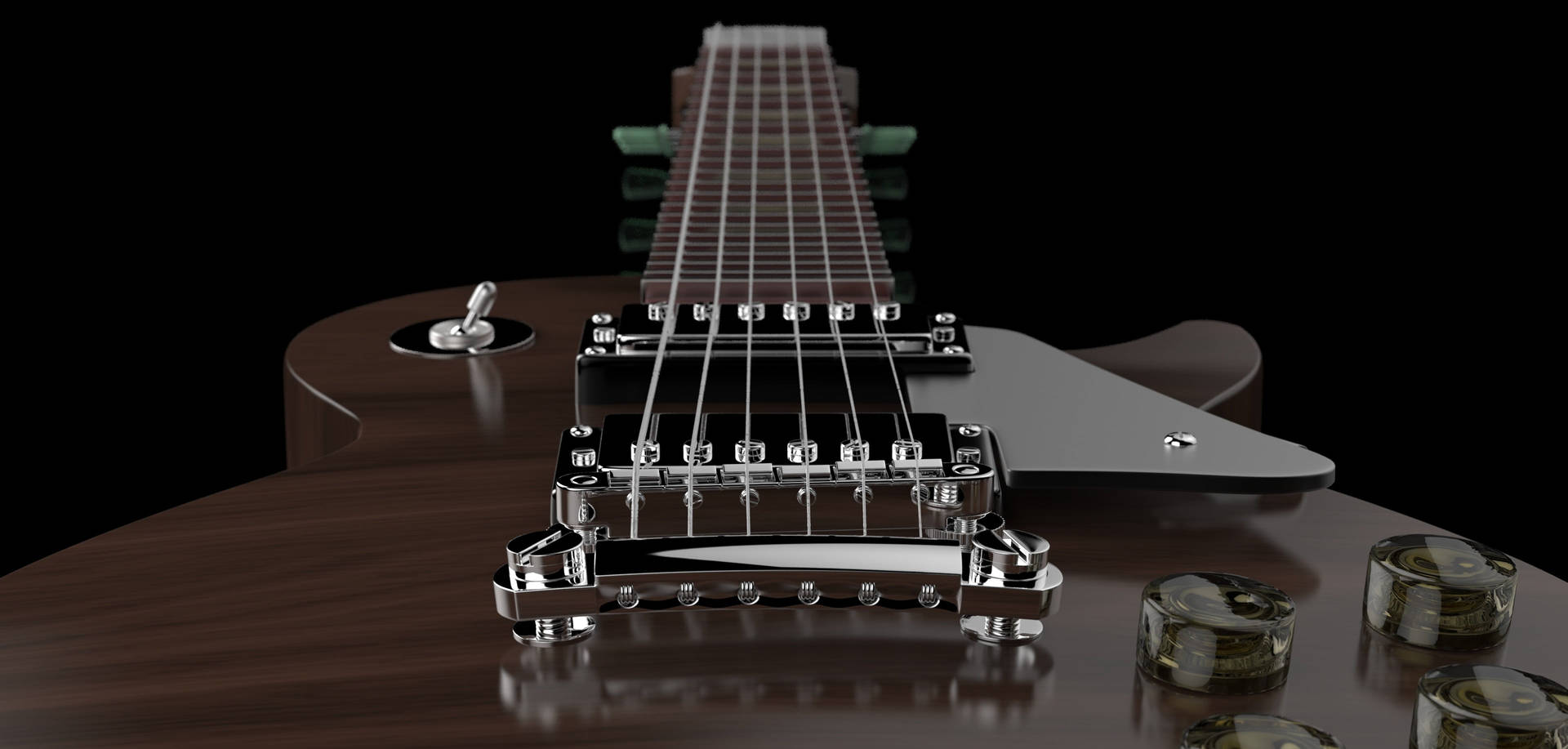 Les Paul Electricity Guitar Background
