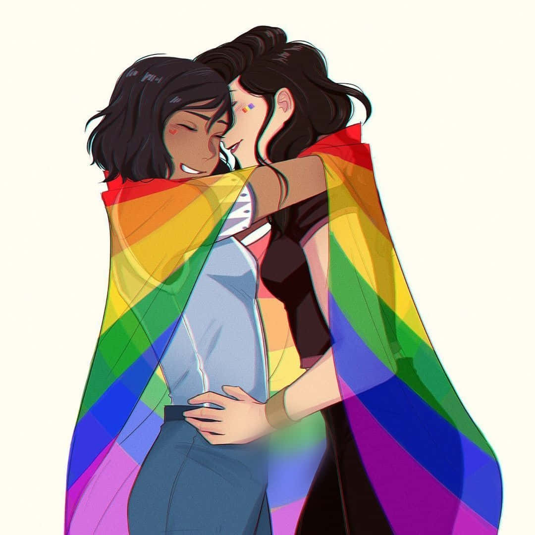 Lesbian Anime Legend Of Korra Asami Sato Pride Flag