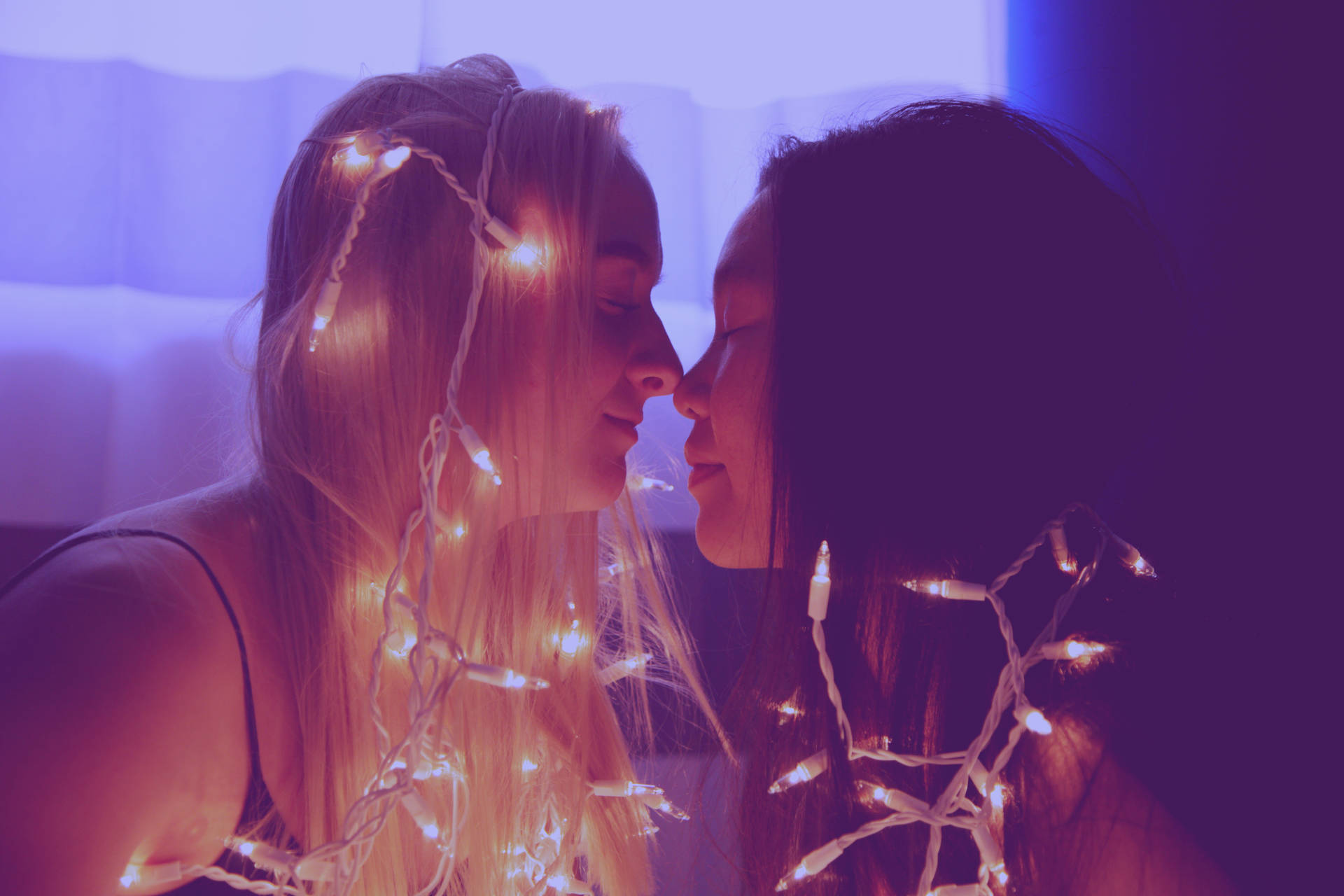 Lesbian Couple Lights