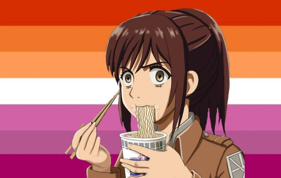 Lesbian Flag Sasha Background