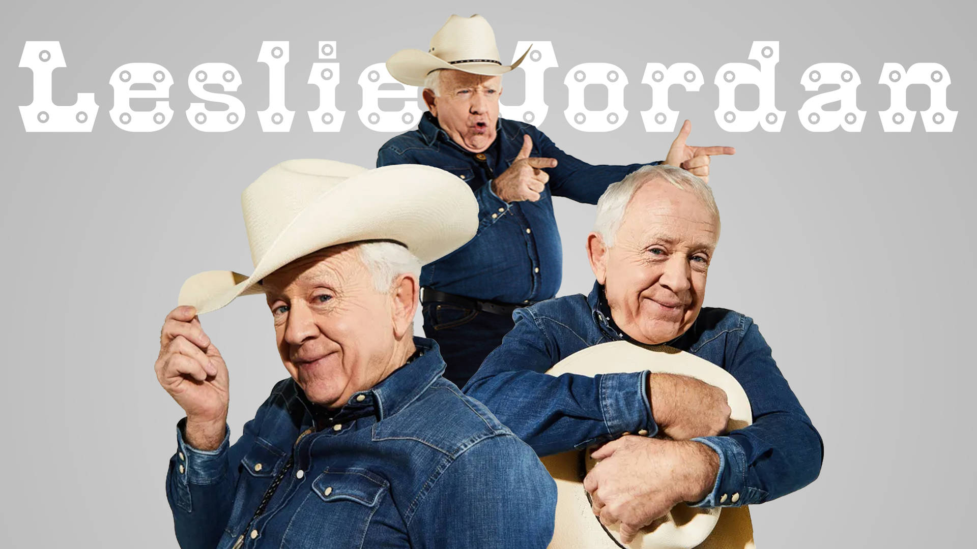 Leslie Jordan Cowboy Text Clothes