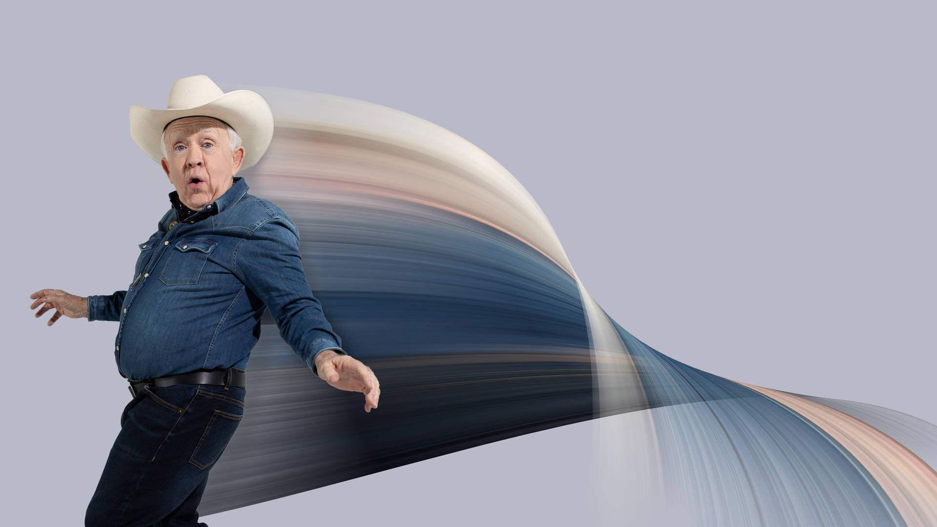 Leslie Jordan Cowboy Trail Effect Background