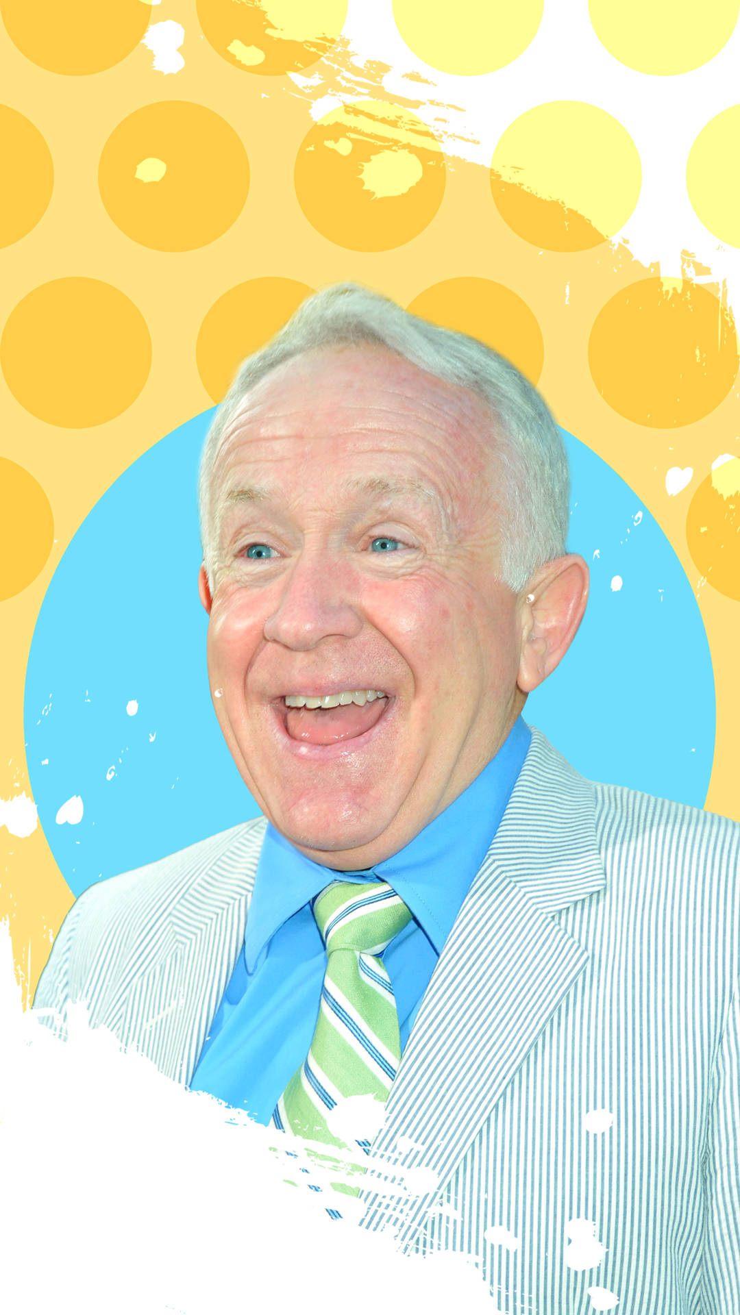 Leslie Jordan Laughing Tie Background