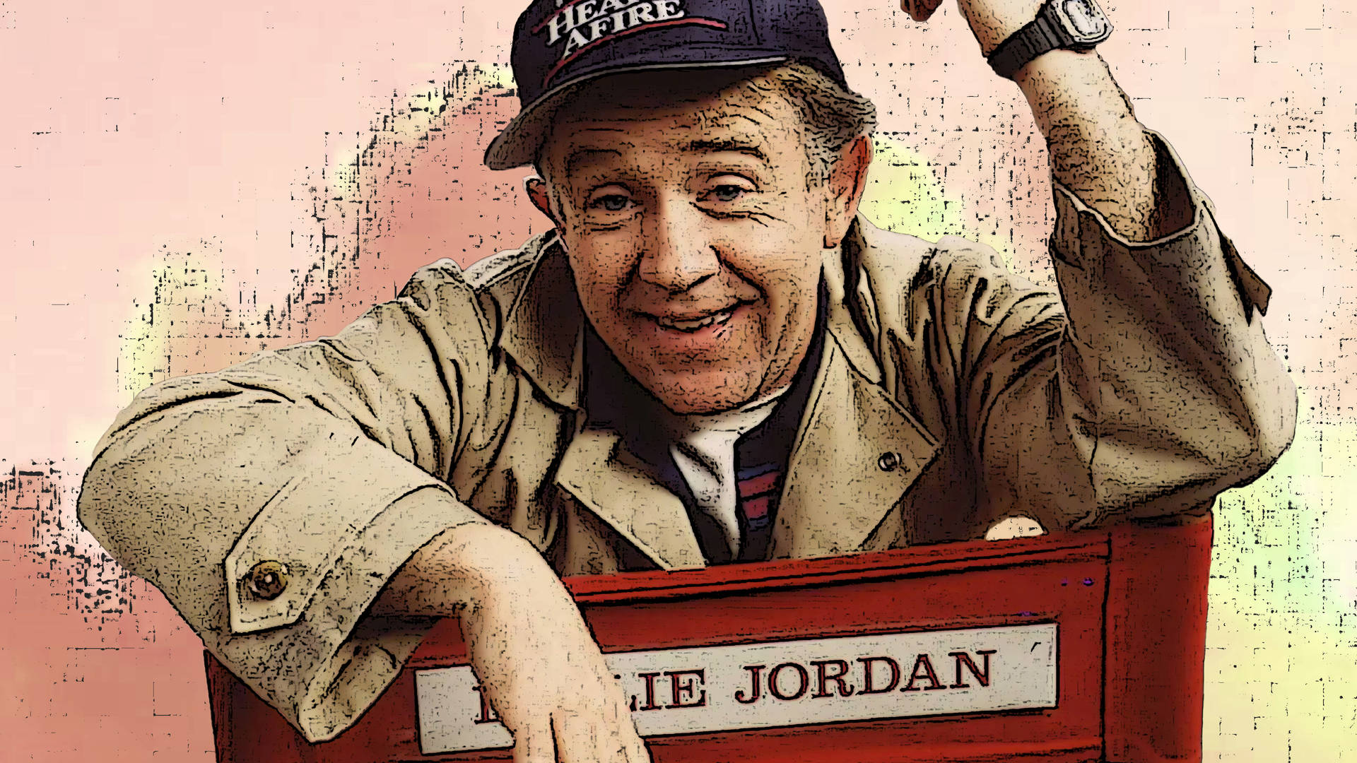 Leslie Jordan Young Hat Jacket Background