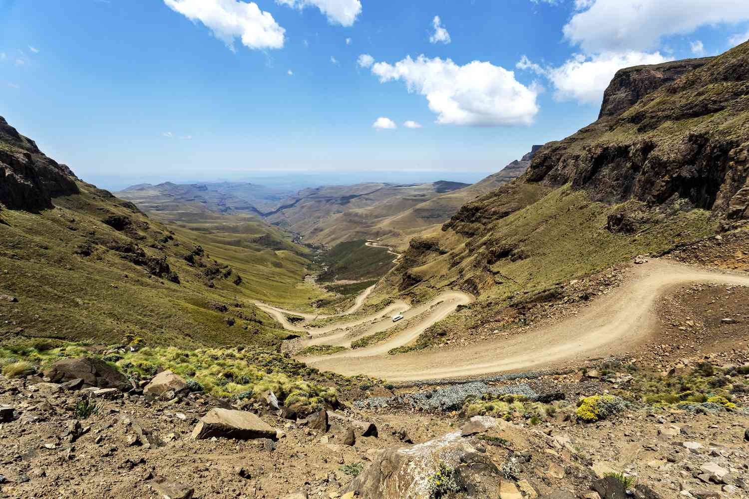 Lesotho Canyon Dirt Road