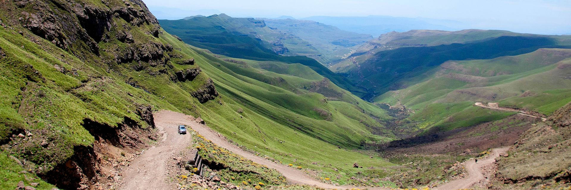 Lesotho Dirt Road Car