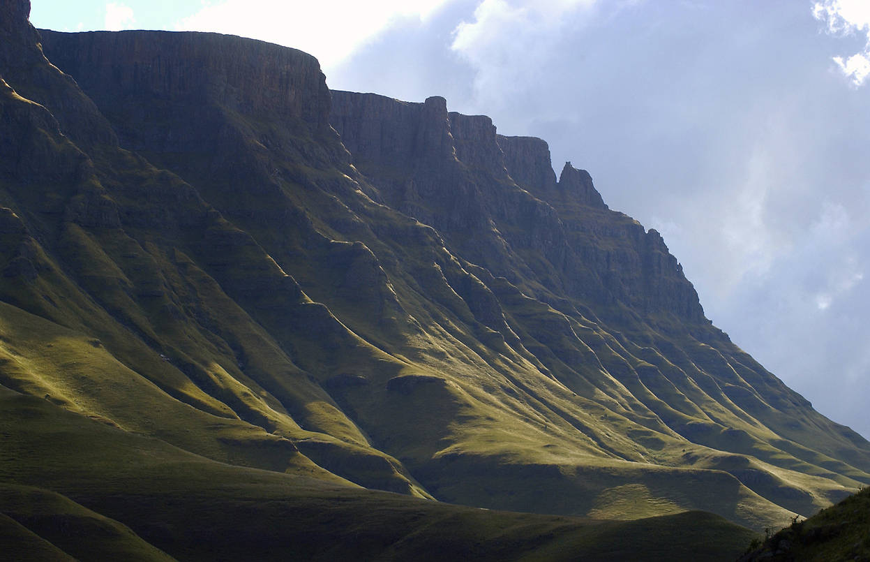 Lesotho Tall Steep Mountains