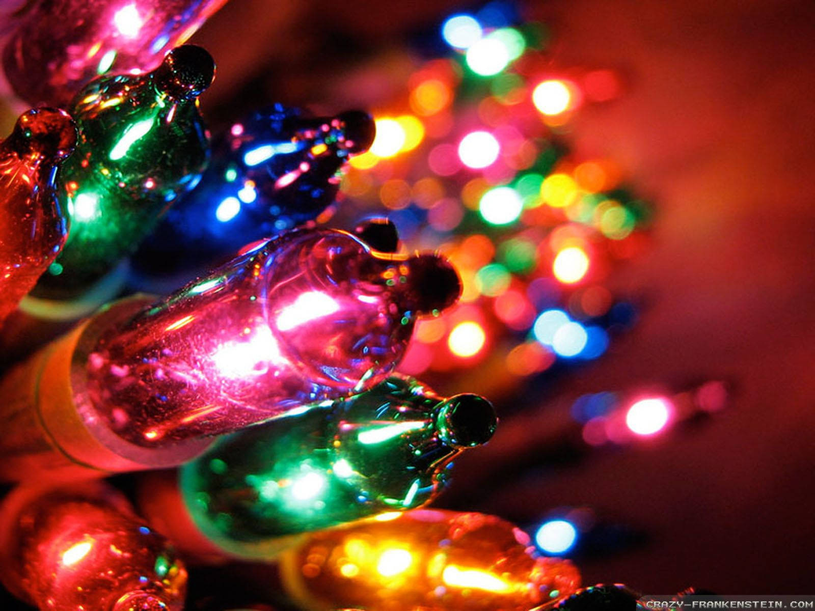 Let Christmas Lights Brighten Up Your Home Background