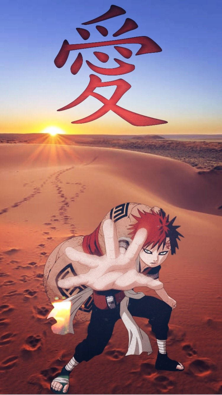 Let Gaara Protect Your Phone Background