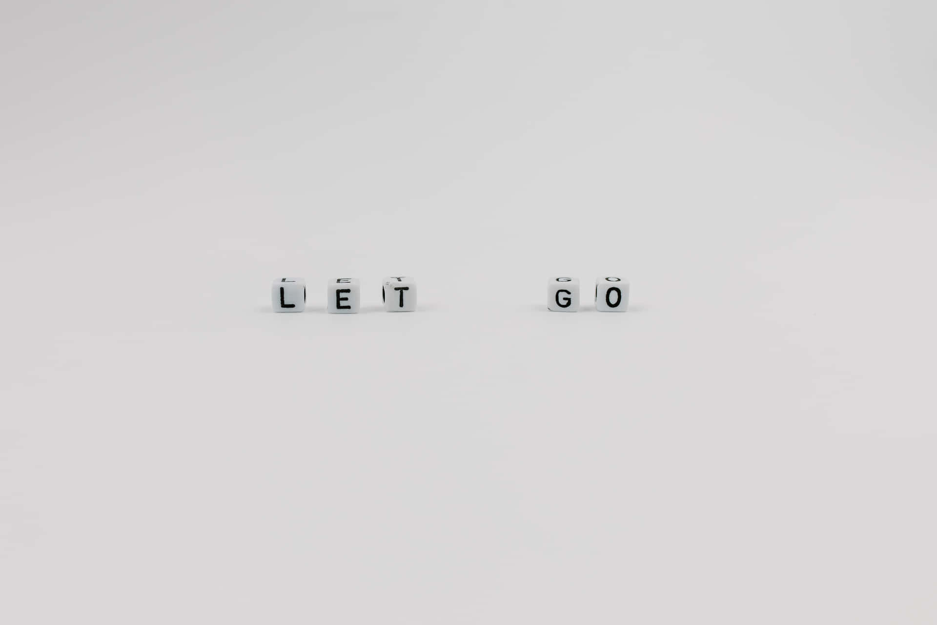 Let Go - A Black And White Photo