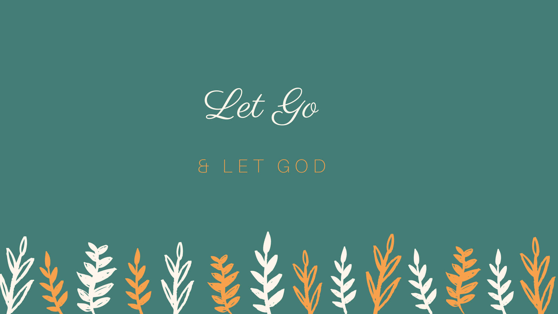 Let Go Leaves Background