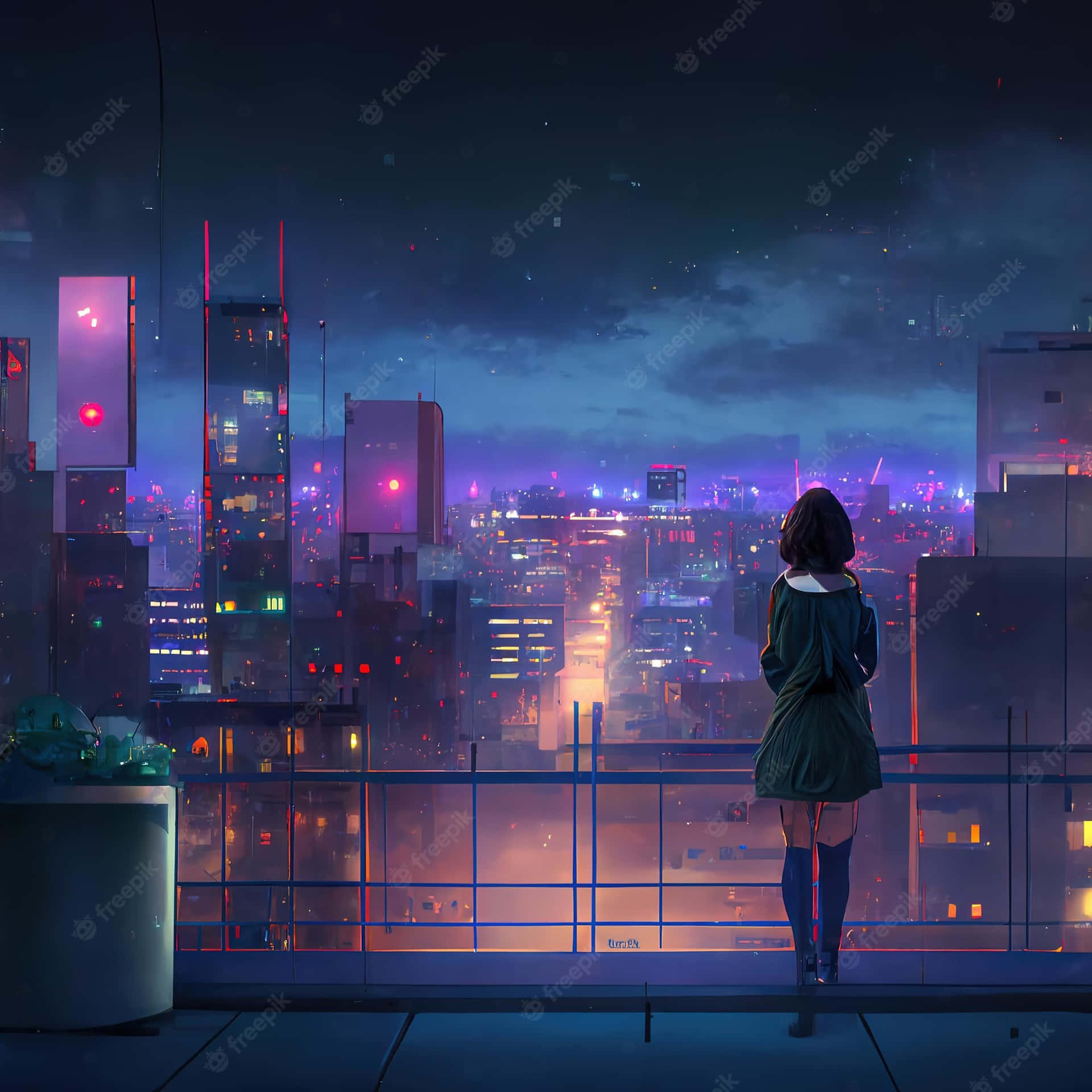 Let Go Of Stress And Relax With Lo Fi Anime Background