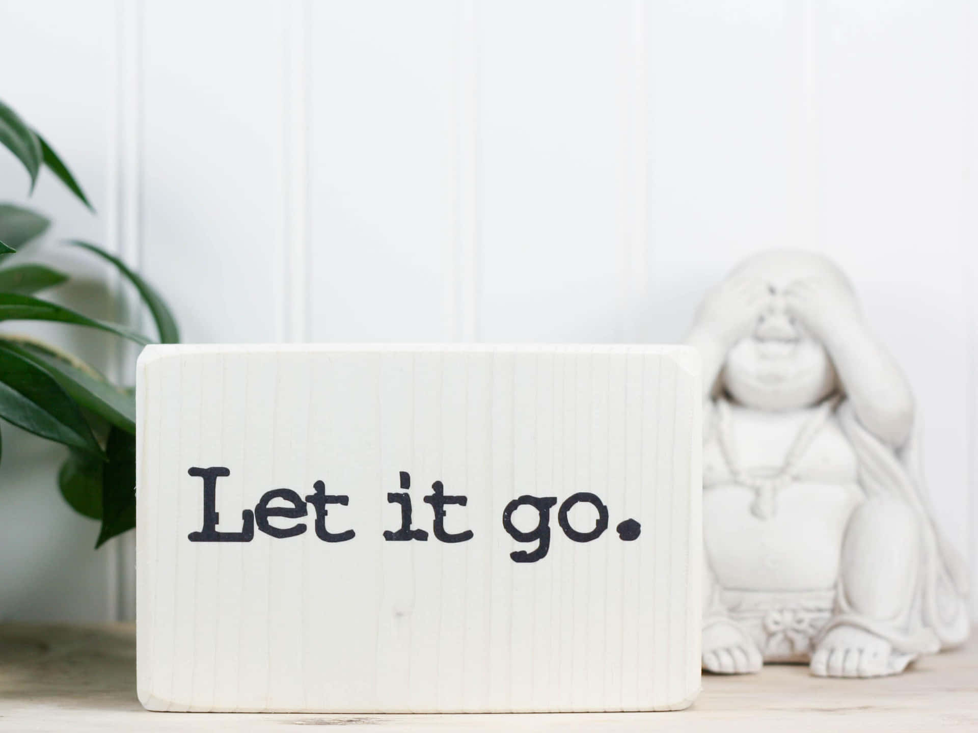Let It Go Buddha Background