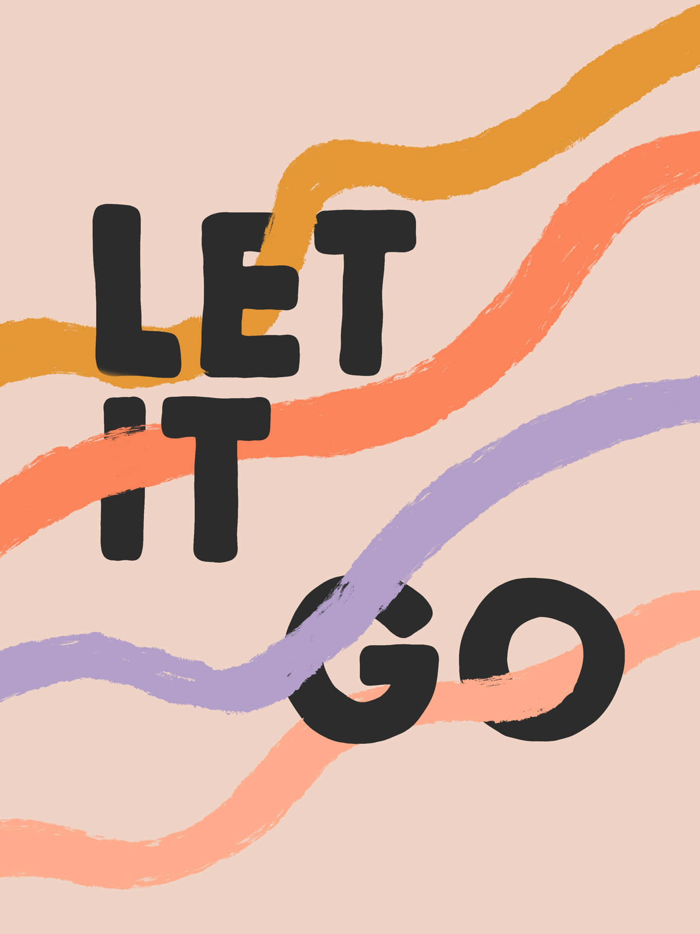 Let It Go Squiggle Background