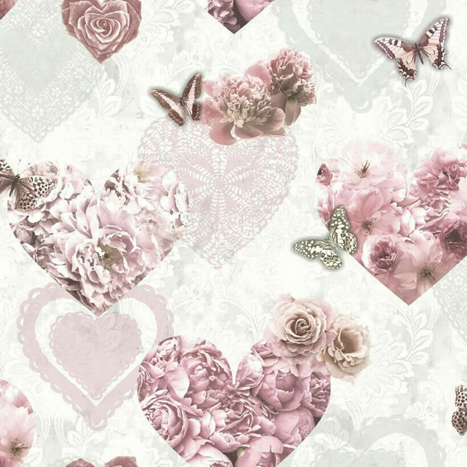 Let Love Sparkle With These Beautiful Glitter Pink Hearts Background