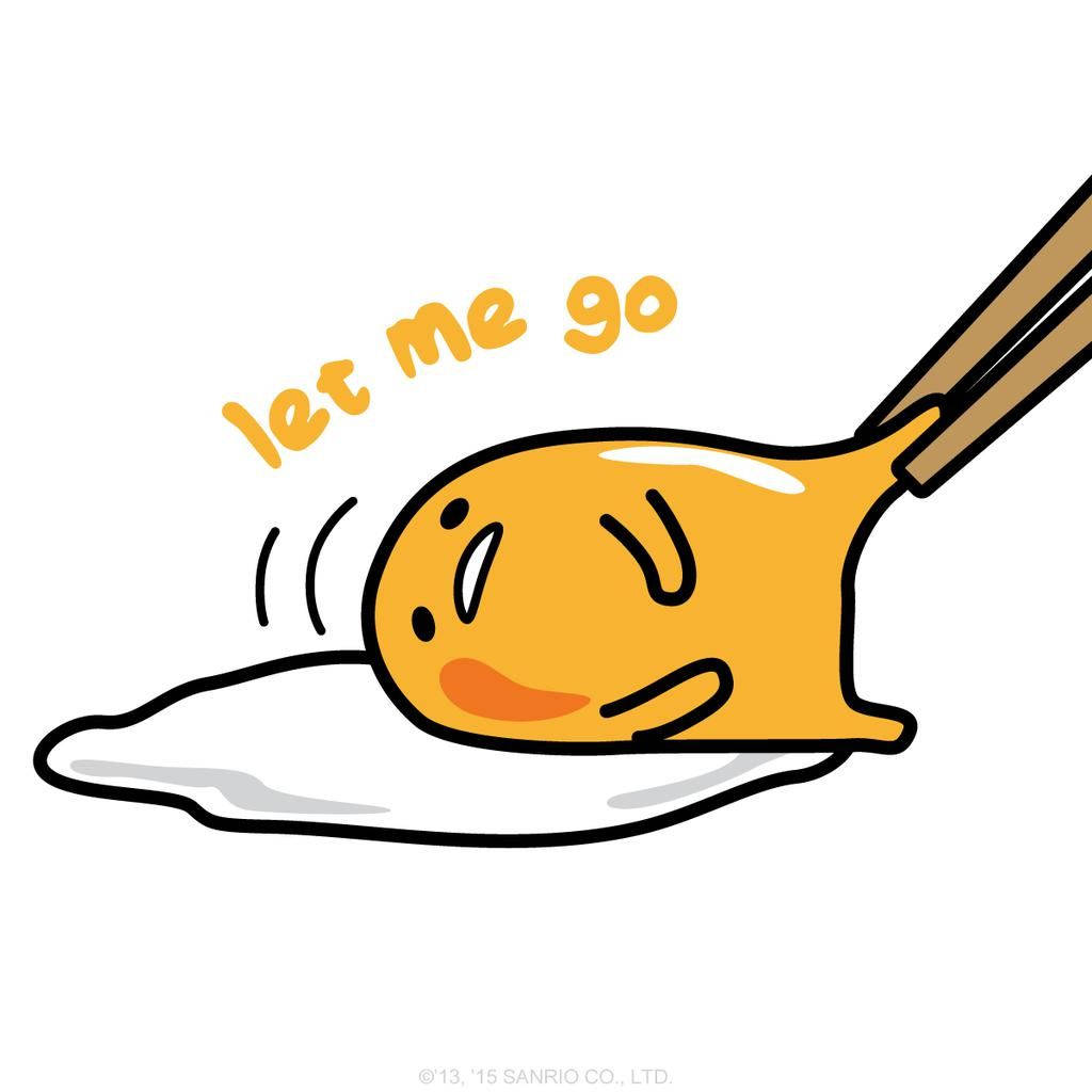 Let Me Go By Gudetama Aesthetic Background