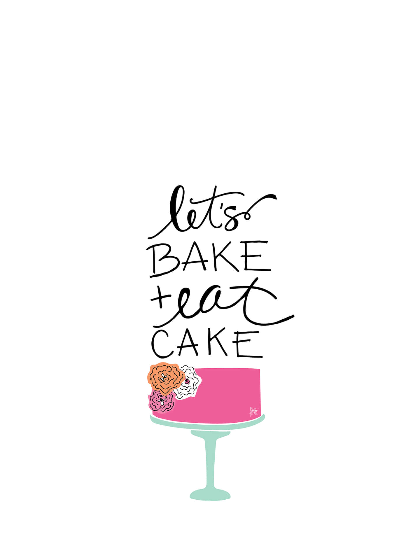 Let's Bake Cake Background