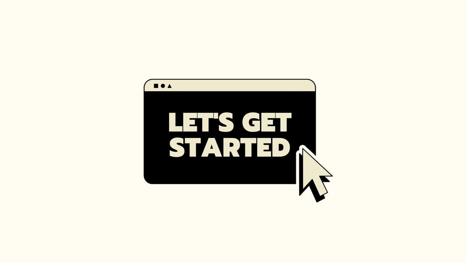 Let's Get Started Icon