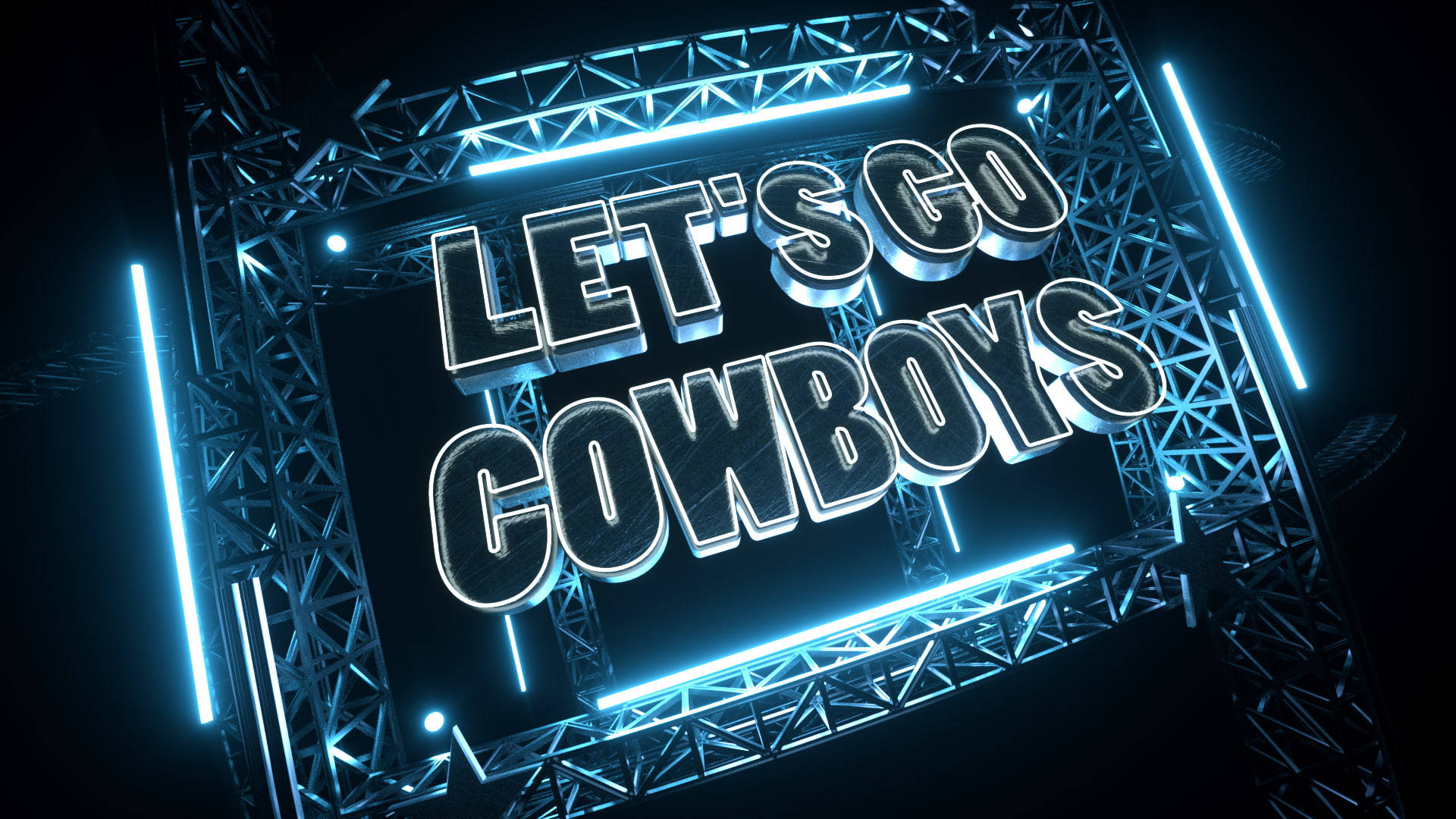 Let's Go Awesome Dallas Cowboys Background