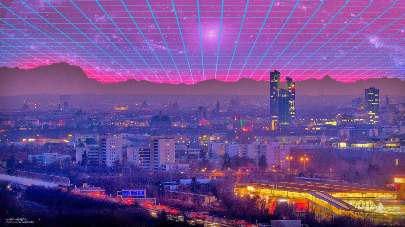 Let The '80s Vibe Shine In With This Vibrant Neon Wallpaper. Background