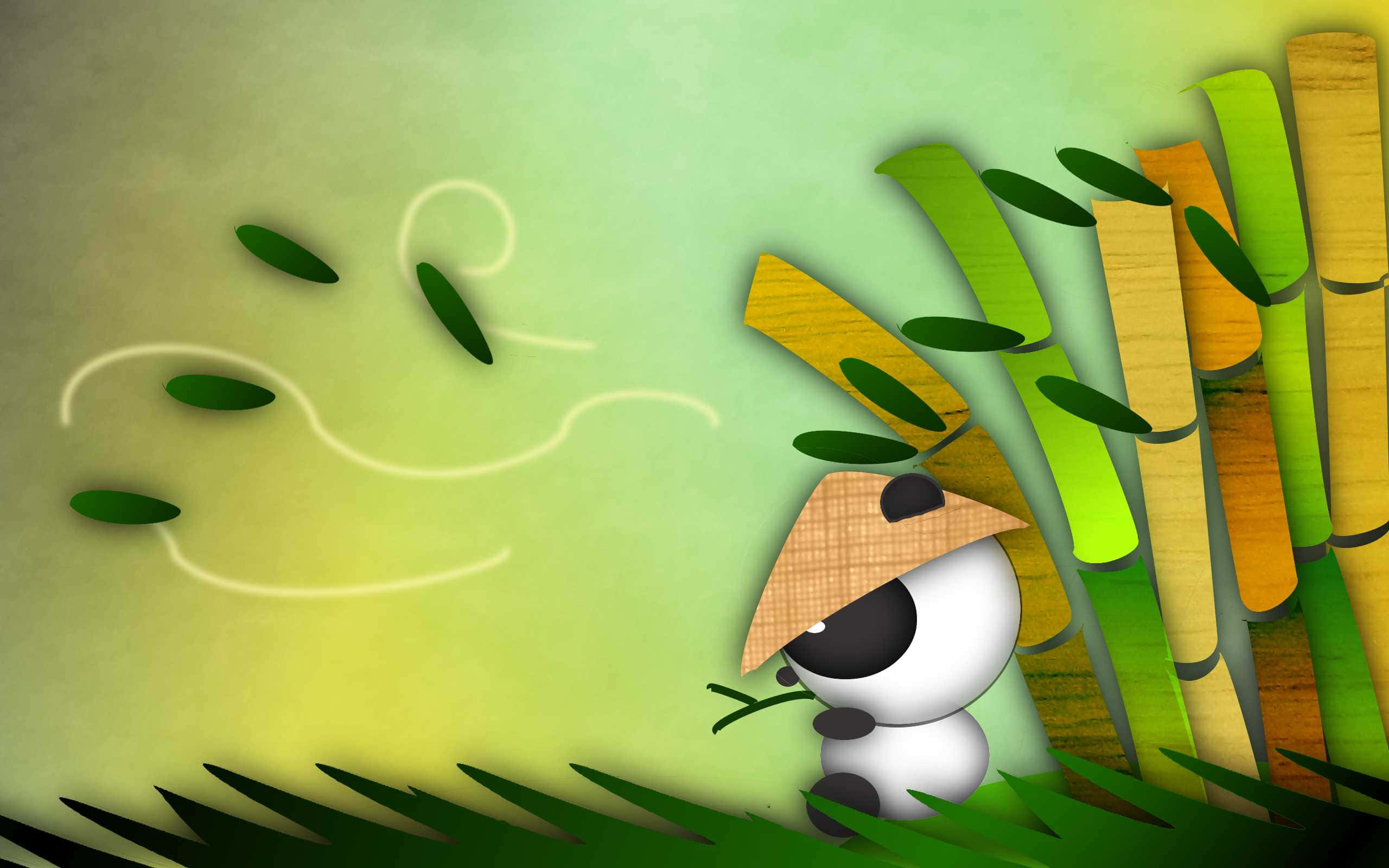 Let The Cuteness Of Kawaii Panda Envelop You Background
