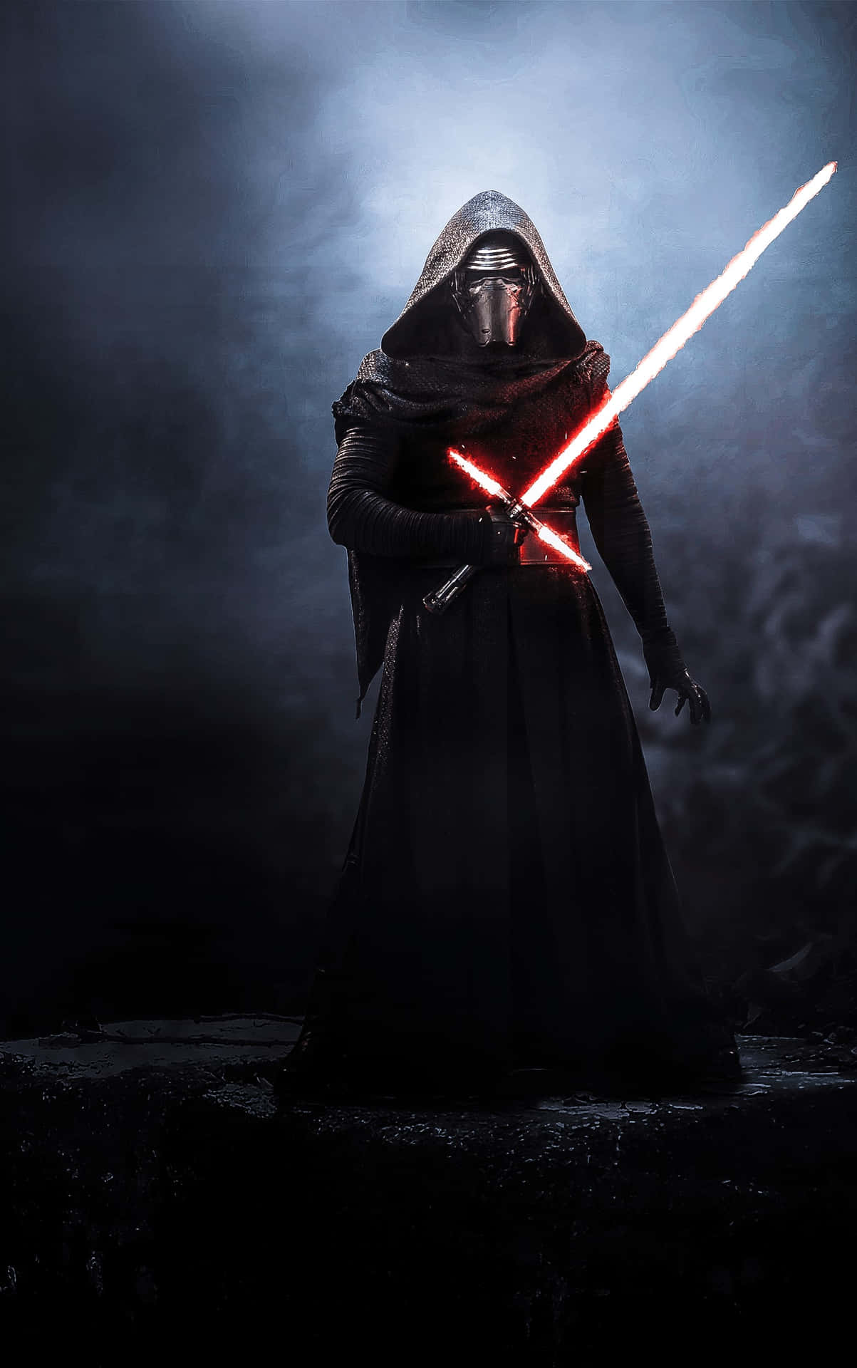 Let The Dark Side Of The Force Guide Your Way With Kylo Ren Phone Wallpaper Background