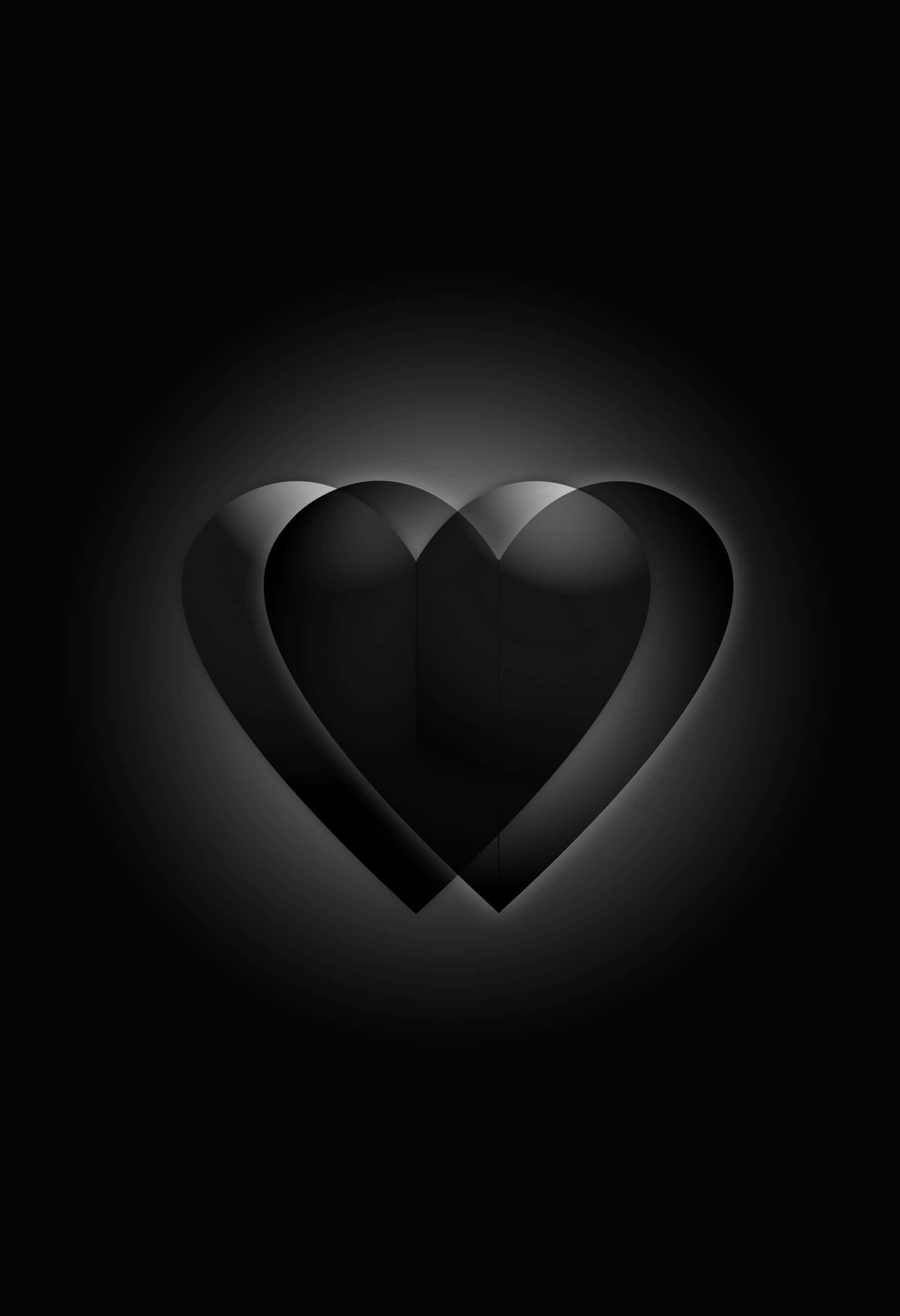 Let The Darkness Of A Broken Heart Envelope You. Background