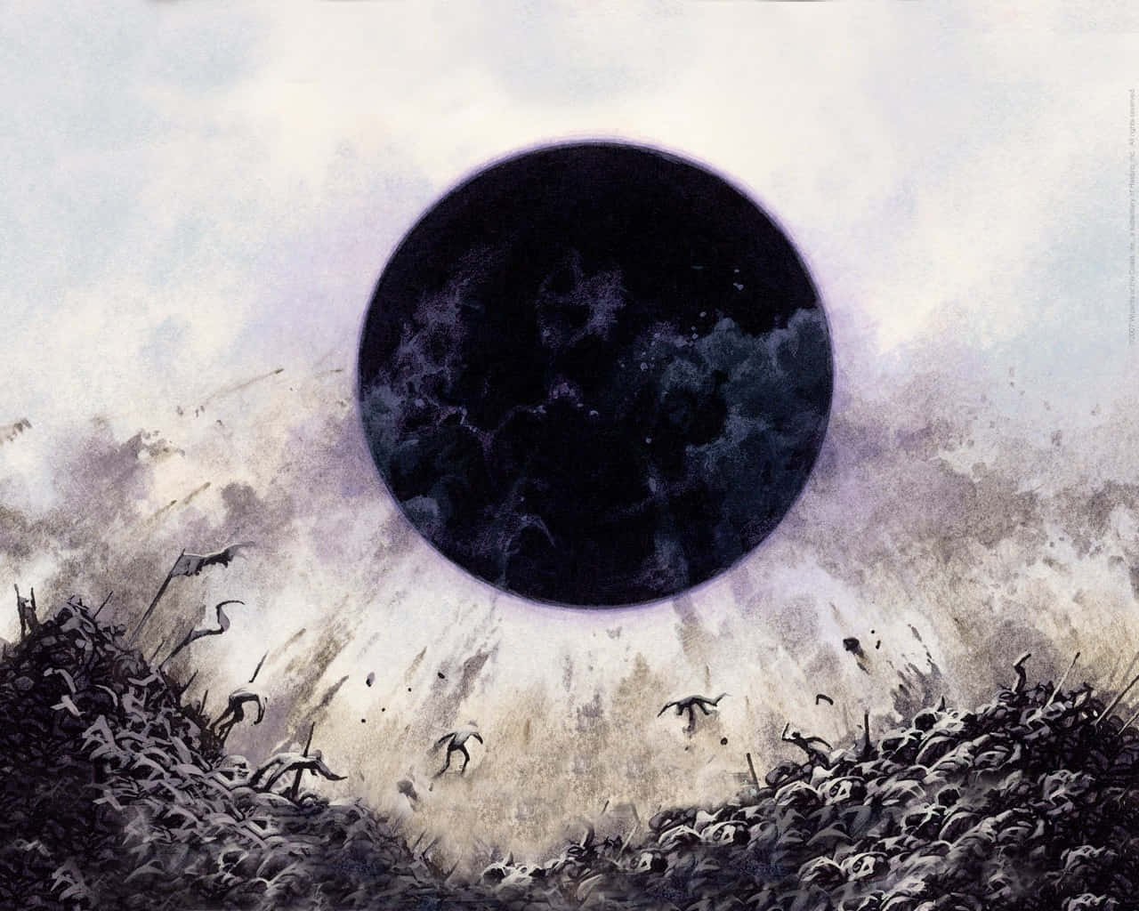 Let The Magic Of The Moonlight Take You Away Background