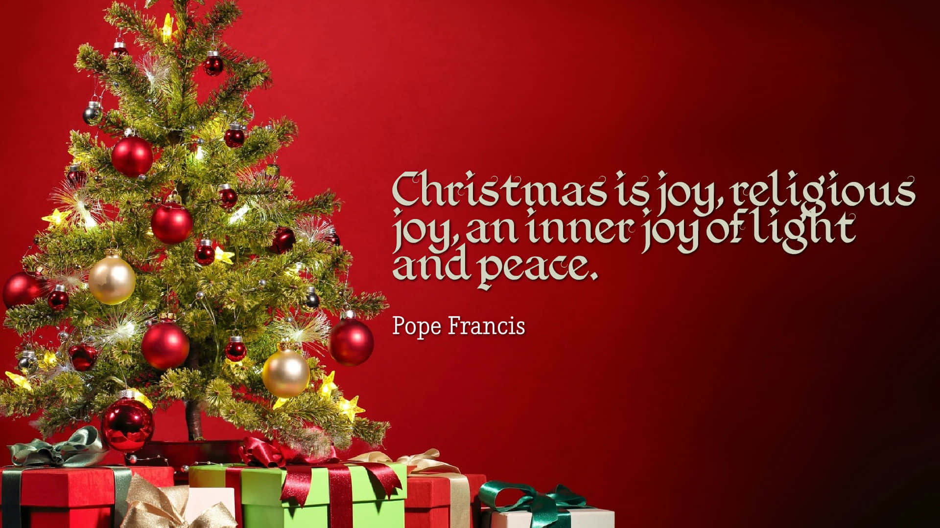 Let Us Celebrate Christmas With Love, Joy And Peace Background