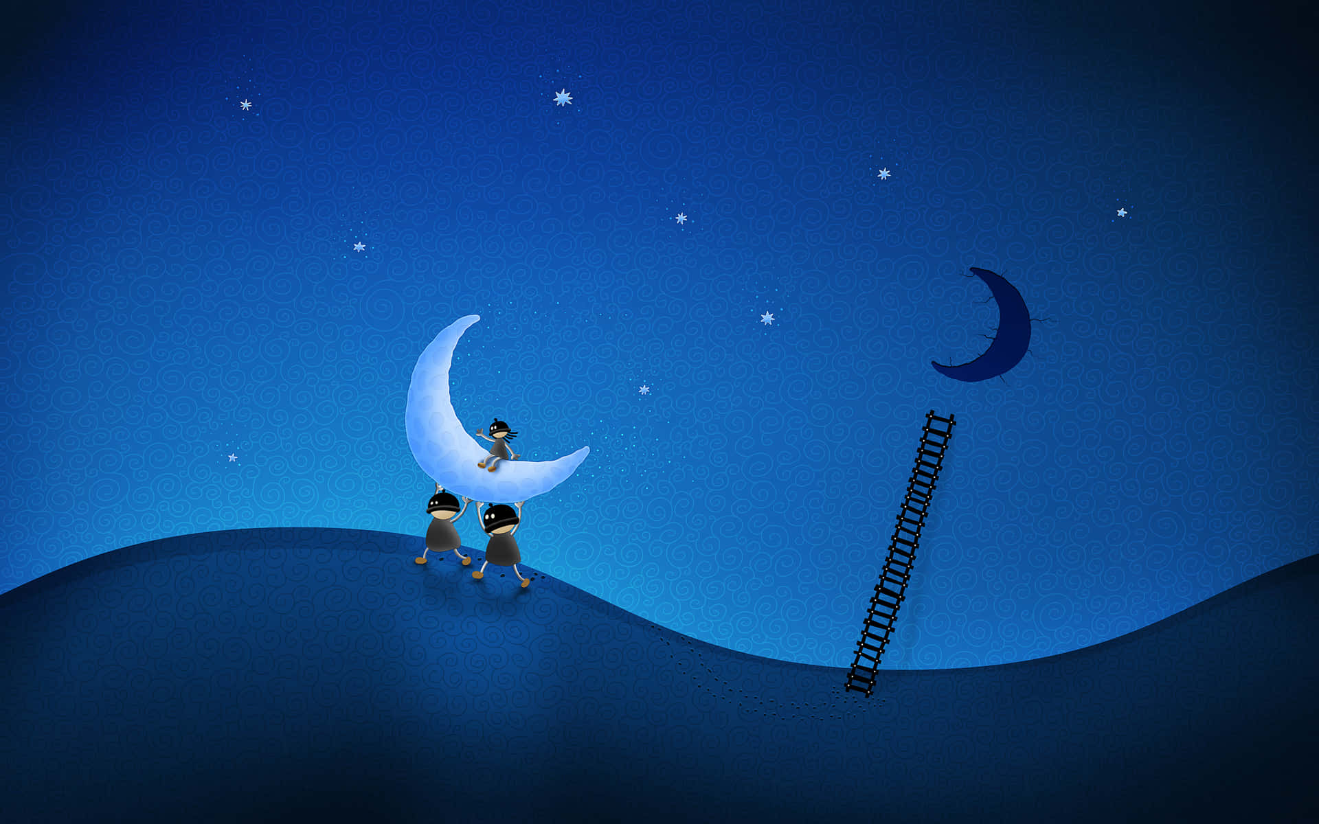 Let Your Dreams Come Alive In The Moonlight Background