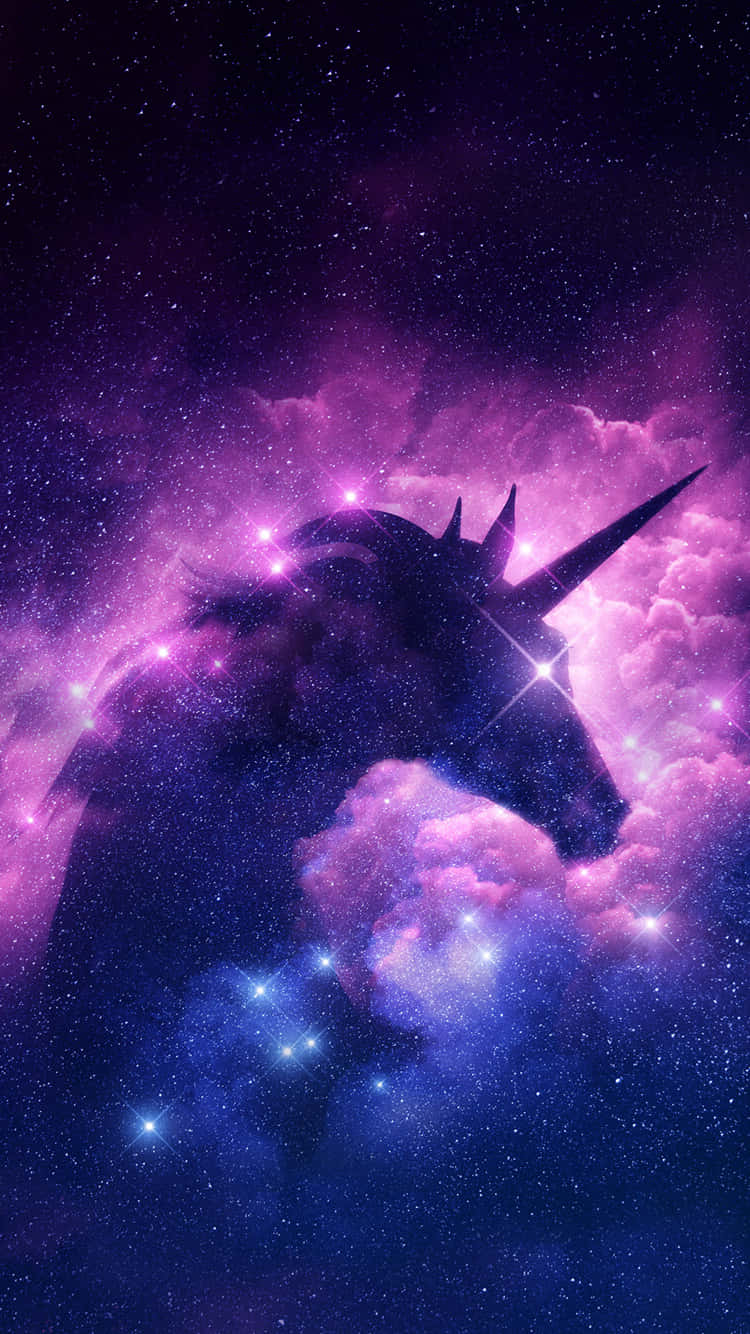 “let Your Imagination Run Wild With The Magical Purple Unicorn” Background