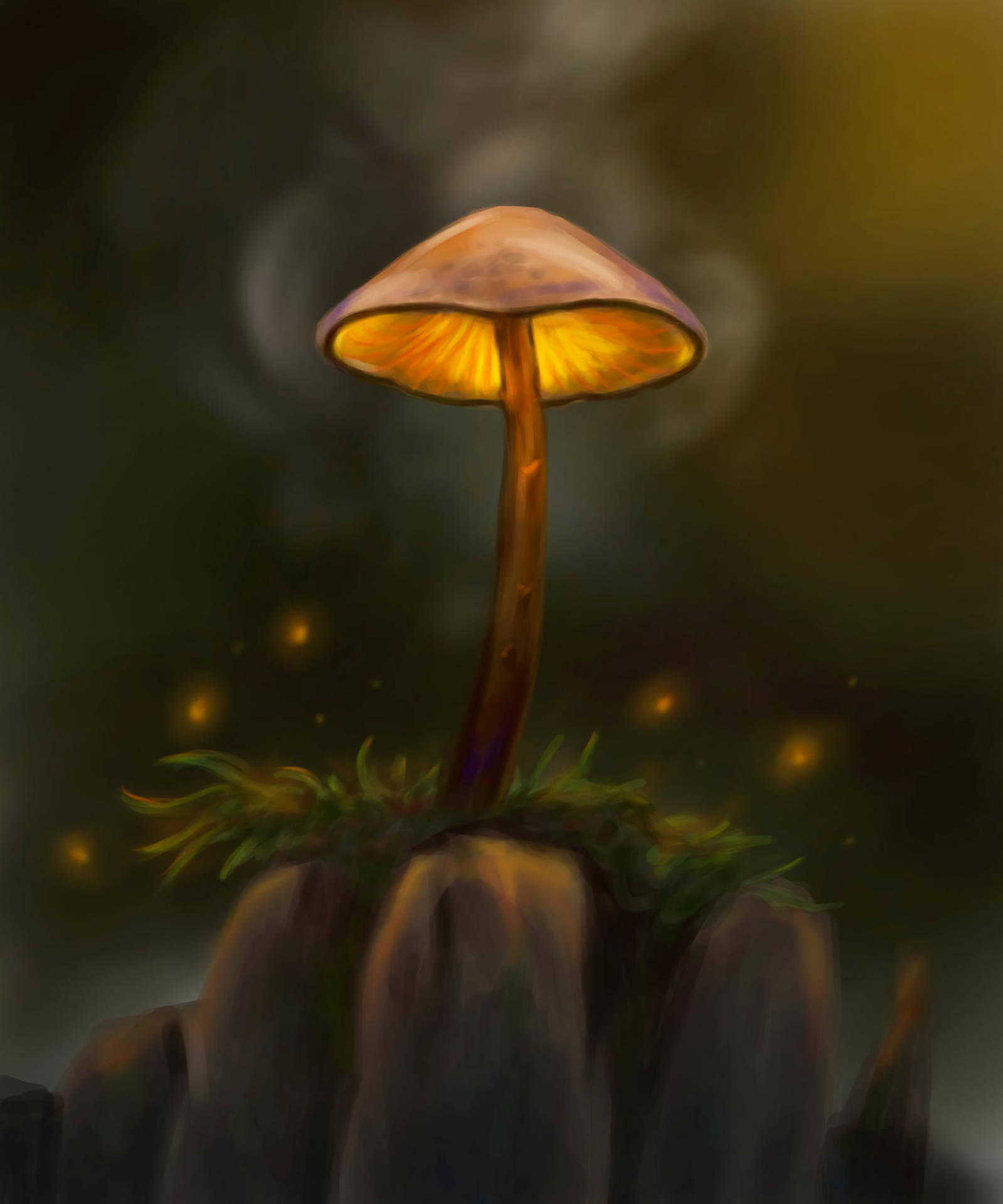 Let Your Imagination Soar With These Magical Mushrooms. Background