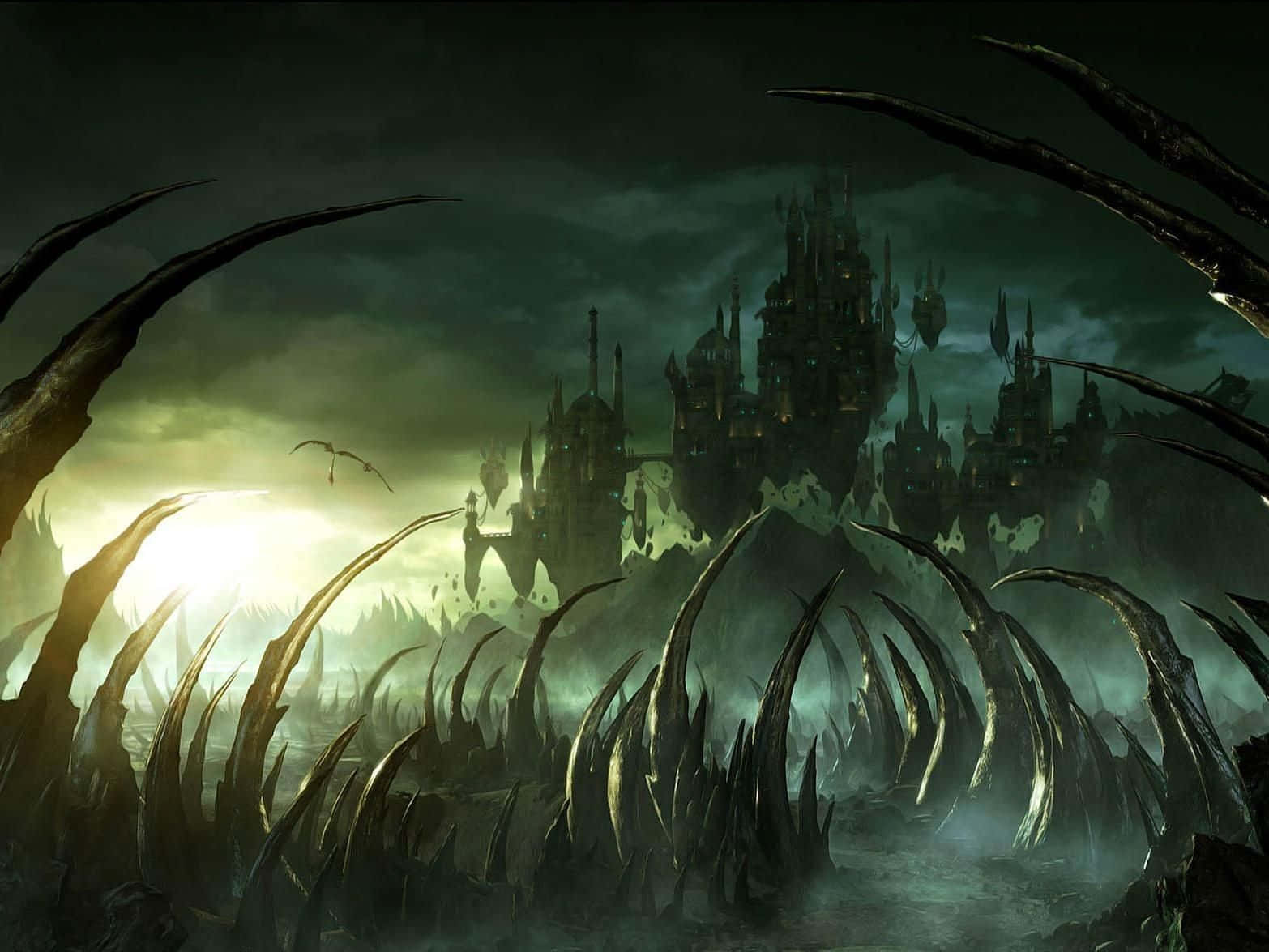 Let Your Imagination Wander And Explore The Depths Of Dark Fantasy. Background