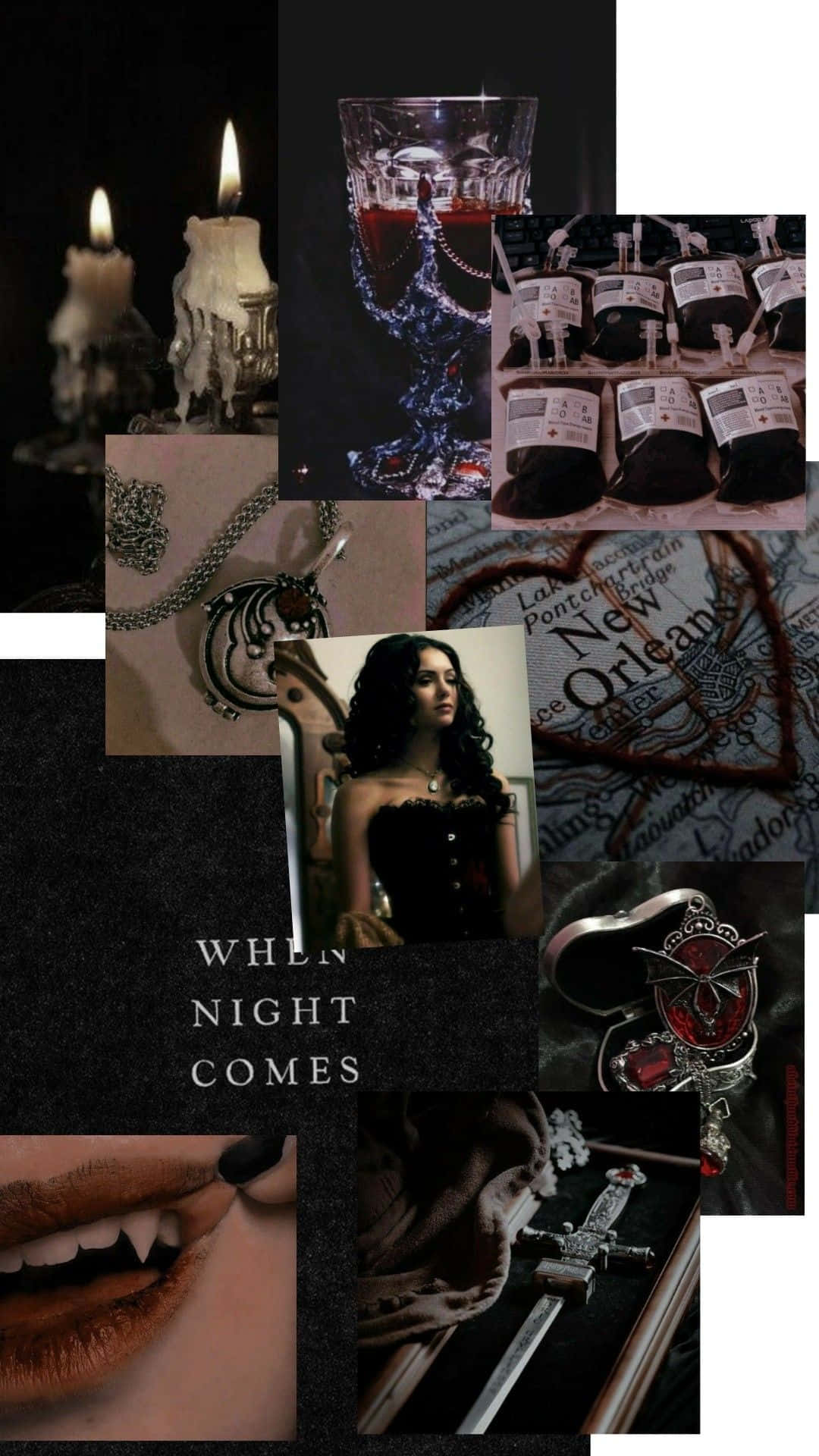 Let Your Wild Side Show With The Vampire Aesthetic Background