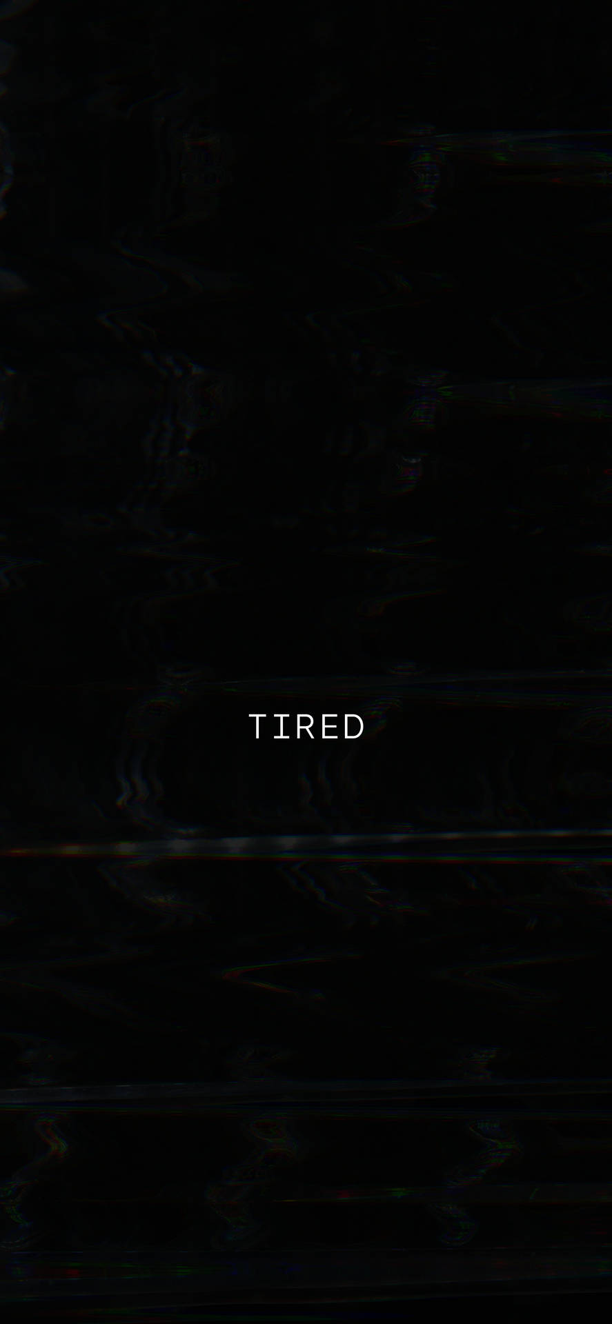 Lethargic Background With The Word Tired Background