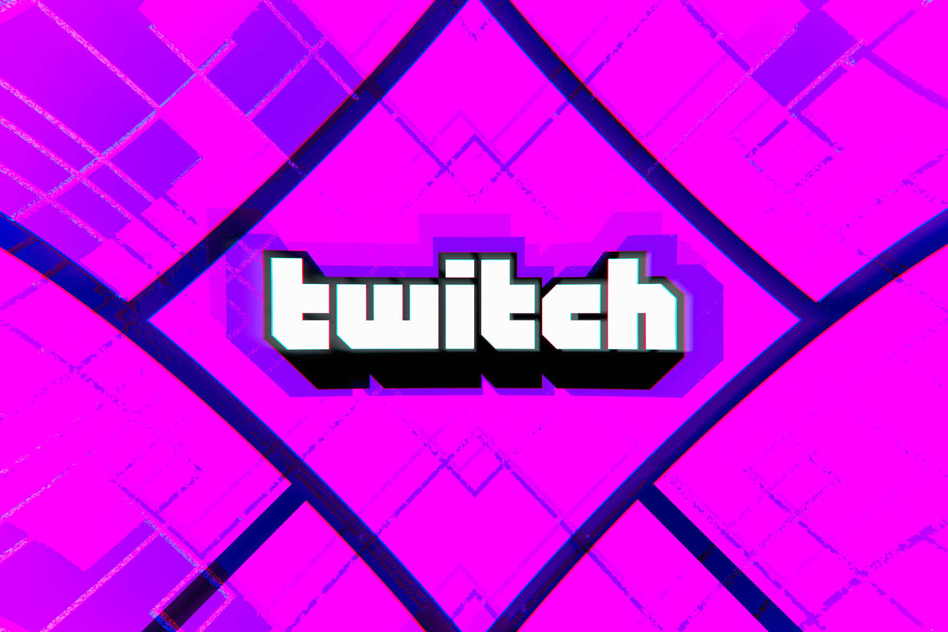 Let’s Connect On Neon Twitch Background