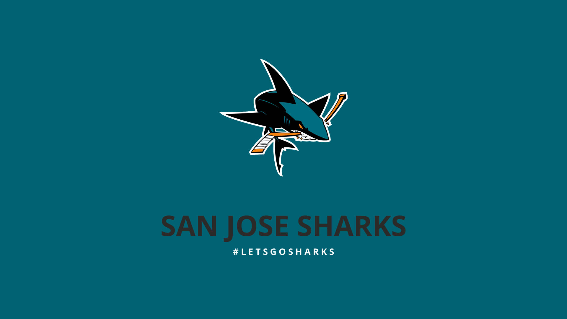 Lets Go San Jose Sharks Background