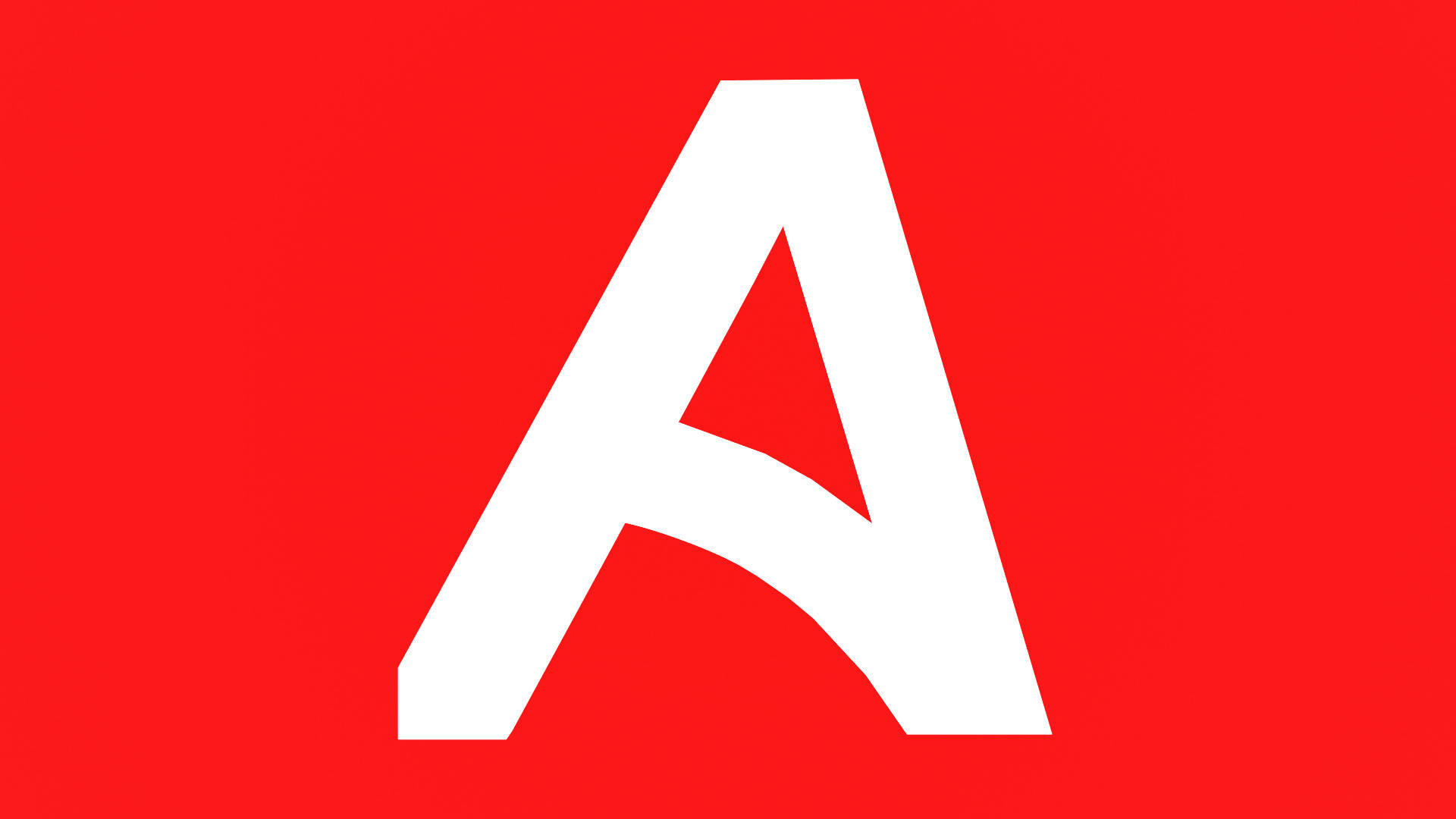 Letter A Adobe Logo